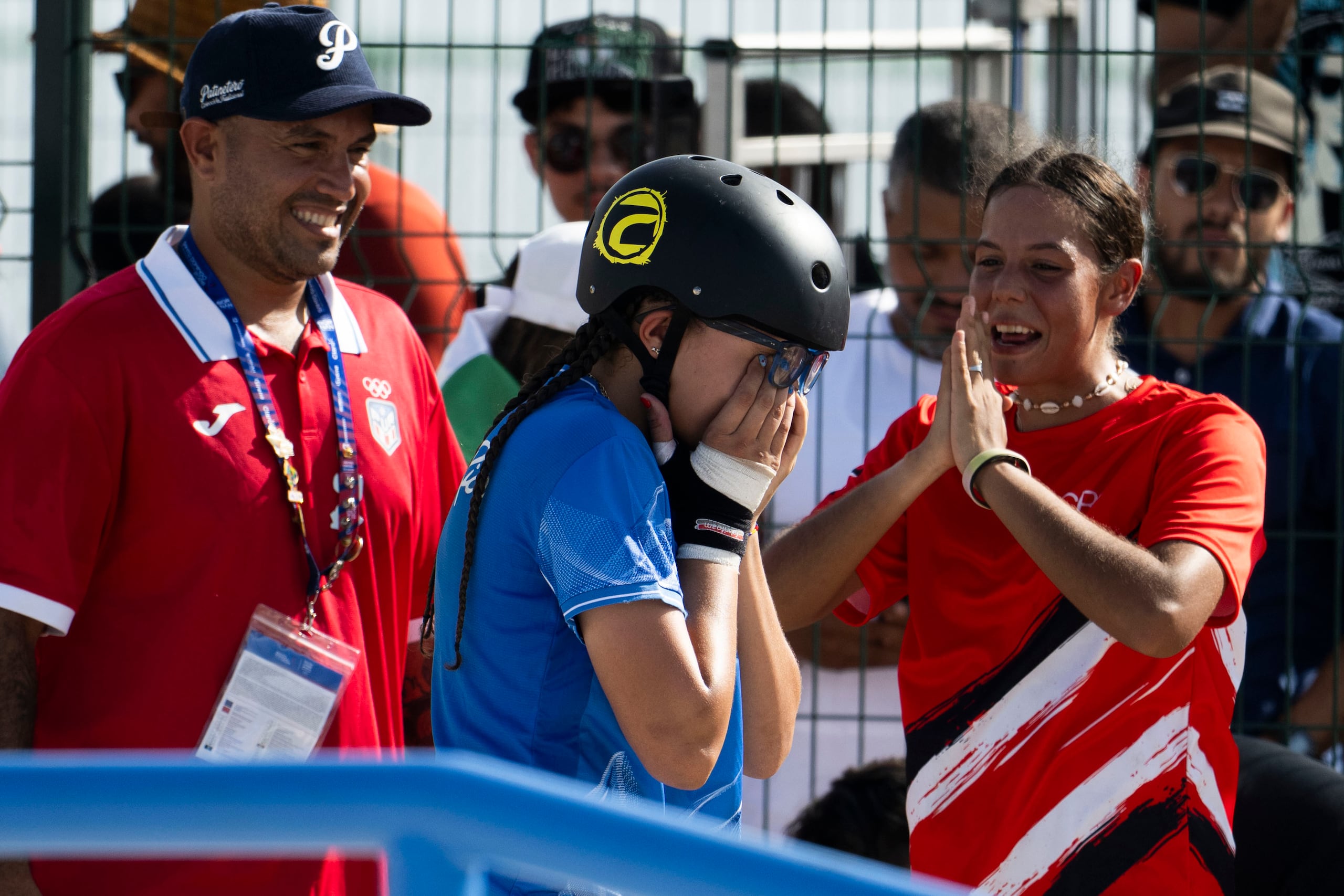 Esmeralda Butler durante la competición de la modalidad skate street de los Juegos Centroamericanos y del Caribe Santo Domingo 2026.