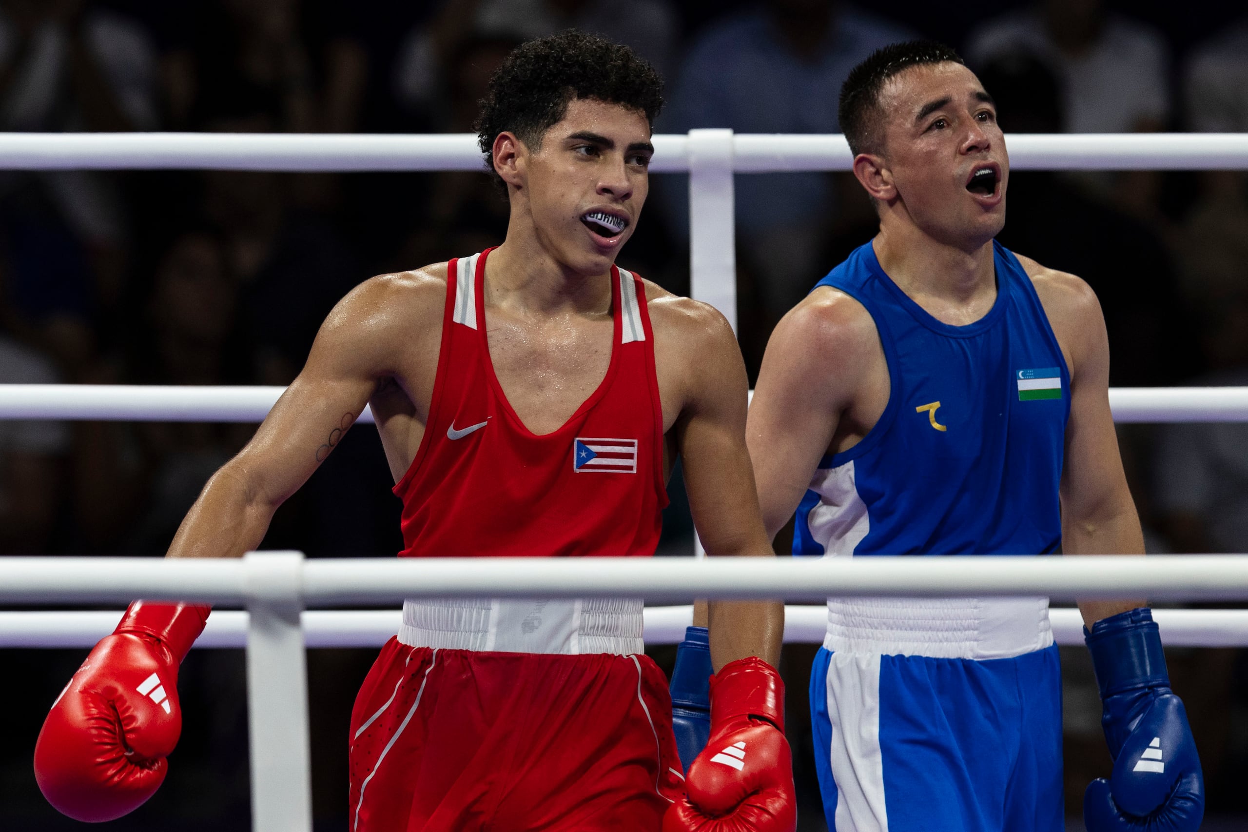 Juanma López Jr. hizo este martes su primera pelea a nivel olímpico con tan solo 18 años de edad. Las Olimpiadas fueron, además, su primer evento del ciclo, es decir, no peleó ni en los Juegos Centroamericanos y Panamericanos del 2023.