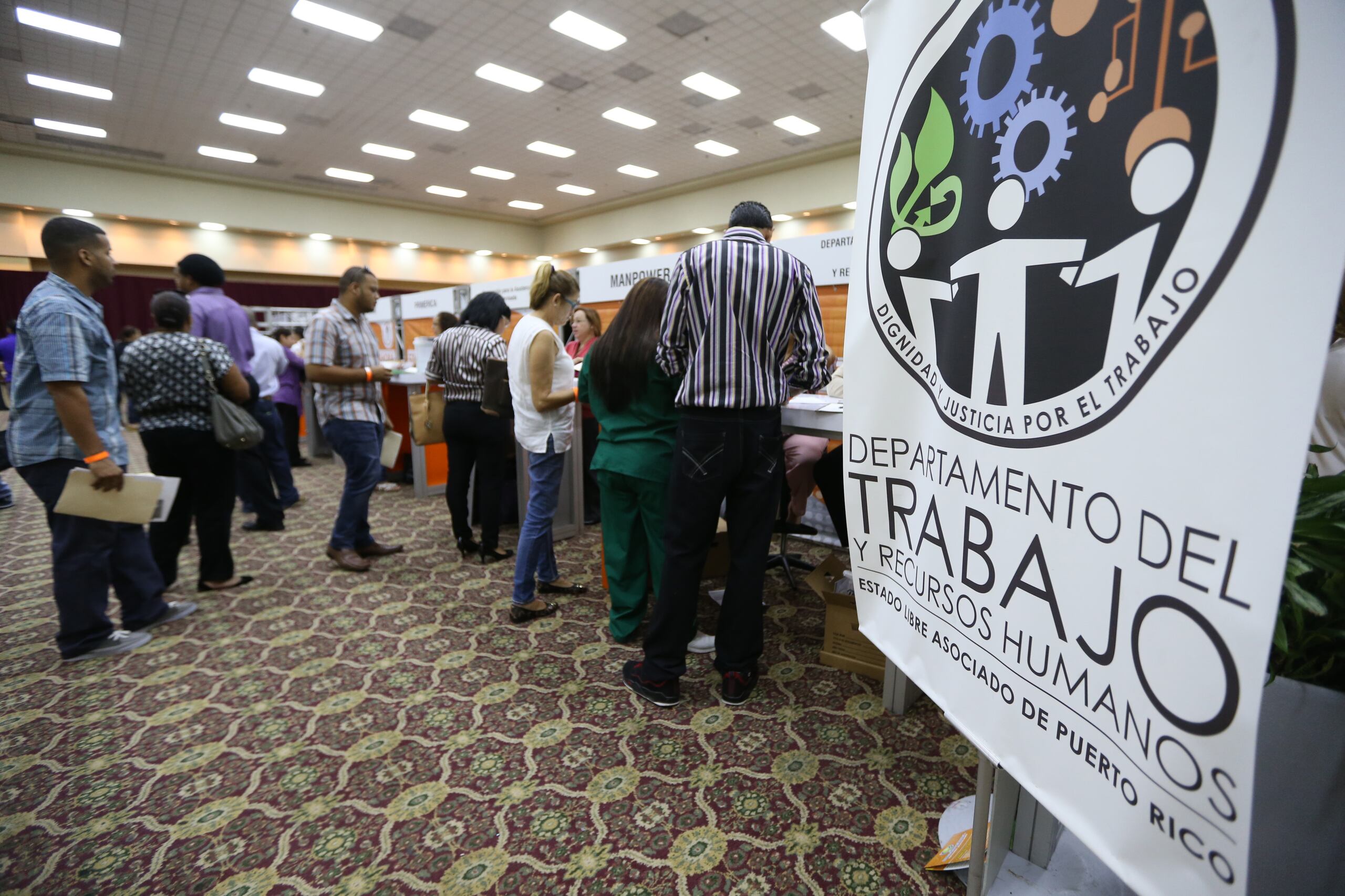 Imagen de una Feria de Empleos.