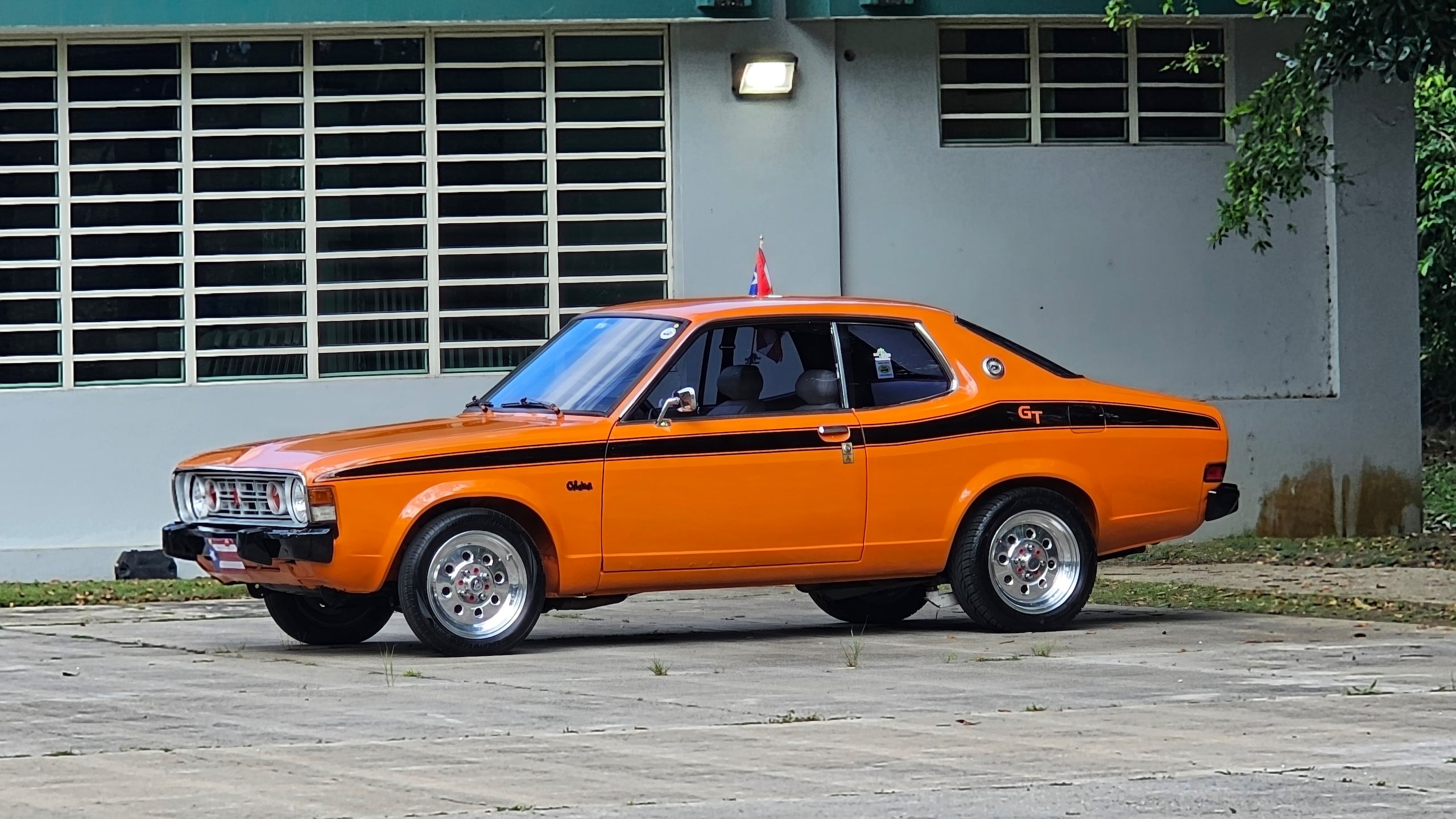 Uno de los modelos que se pudieron apreciar durante el Día Nacional del Auto Antiguo y Clásico de Puerto Rico.