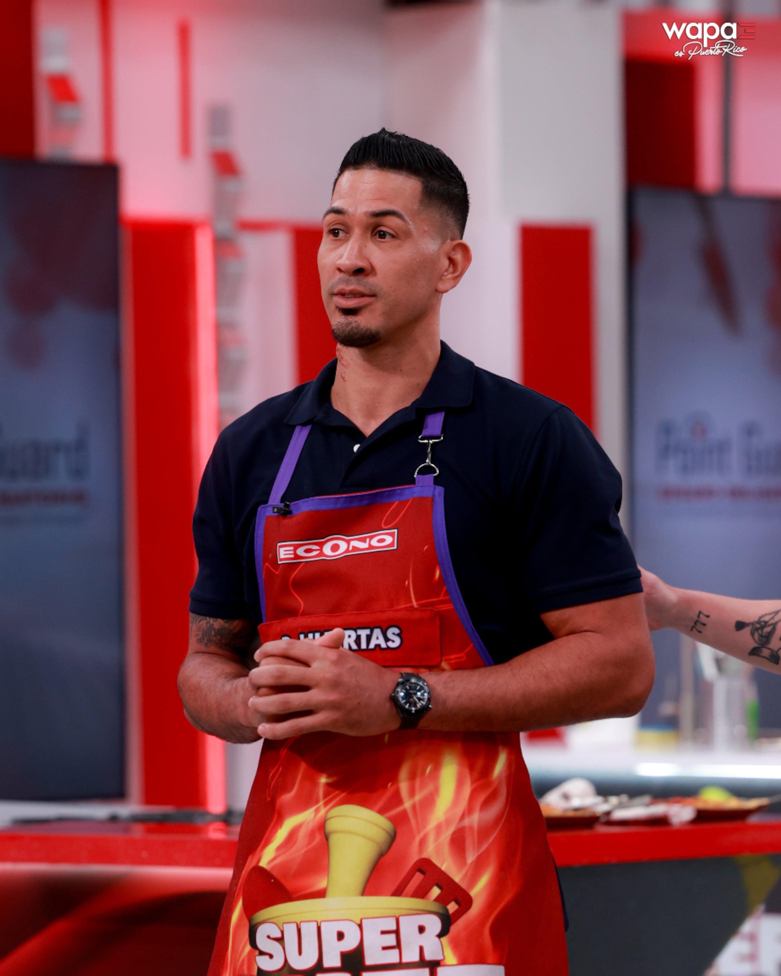 David Huertas anuncia su salida de la competencia culinaria.