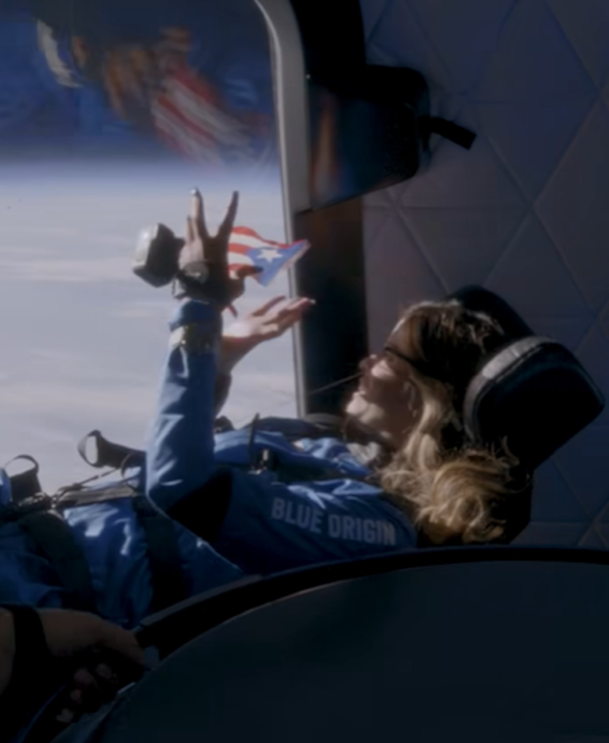 La educadora logró viajar al espacio tras ser seleccionada en un sorteo de maestros latinos.