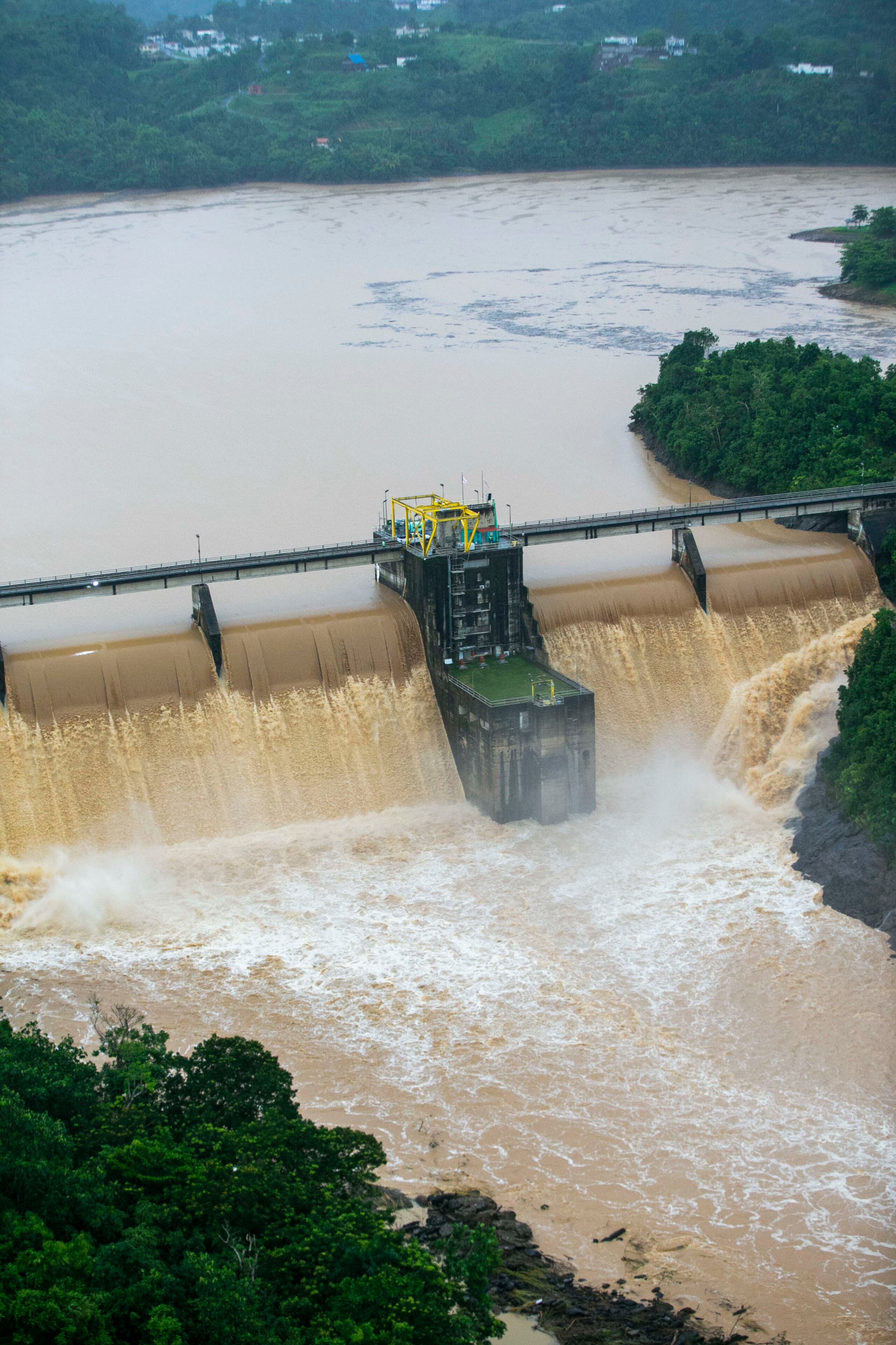 En la foto, represa La Plata