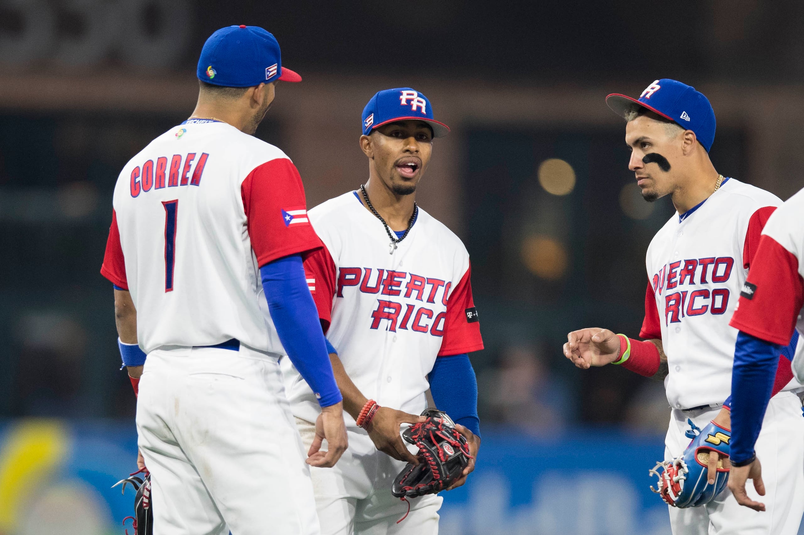 Carlos Correa, Francisco Lindor y Javier Báez lideraron a Puerto Rico en el Clásico Mundial de 2017.