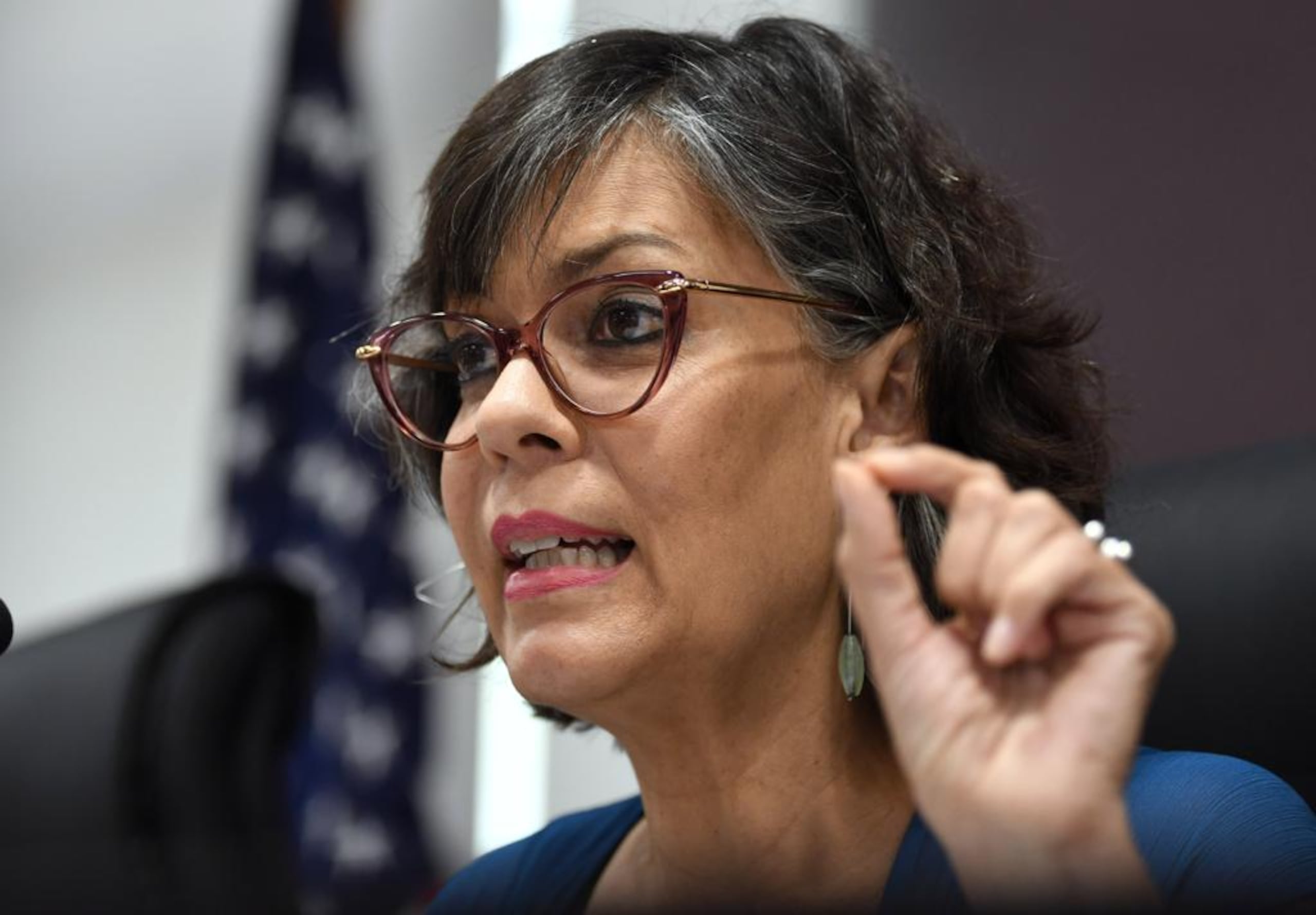 María de Lourdes Santiago, senadora del Partido Independentista Puertorriqueño.
