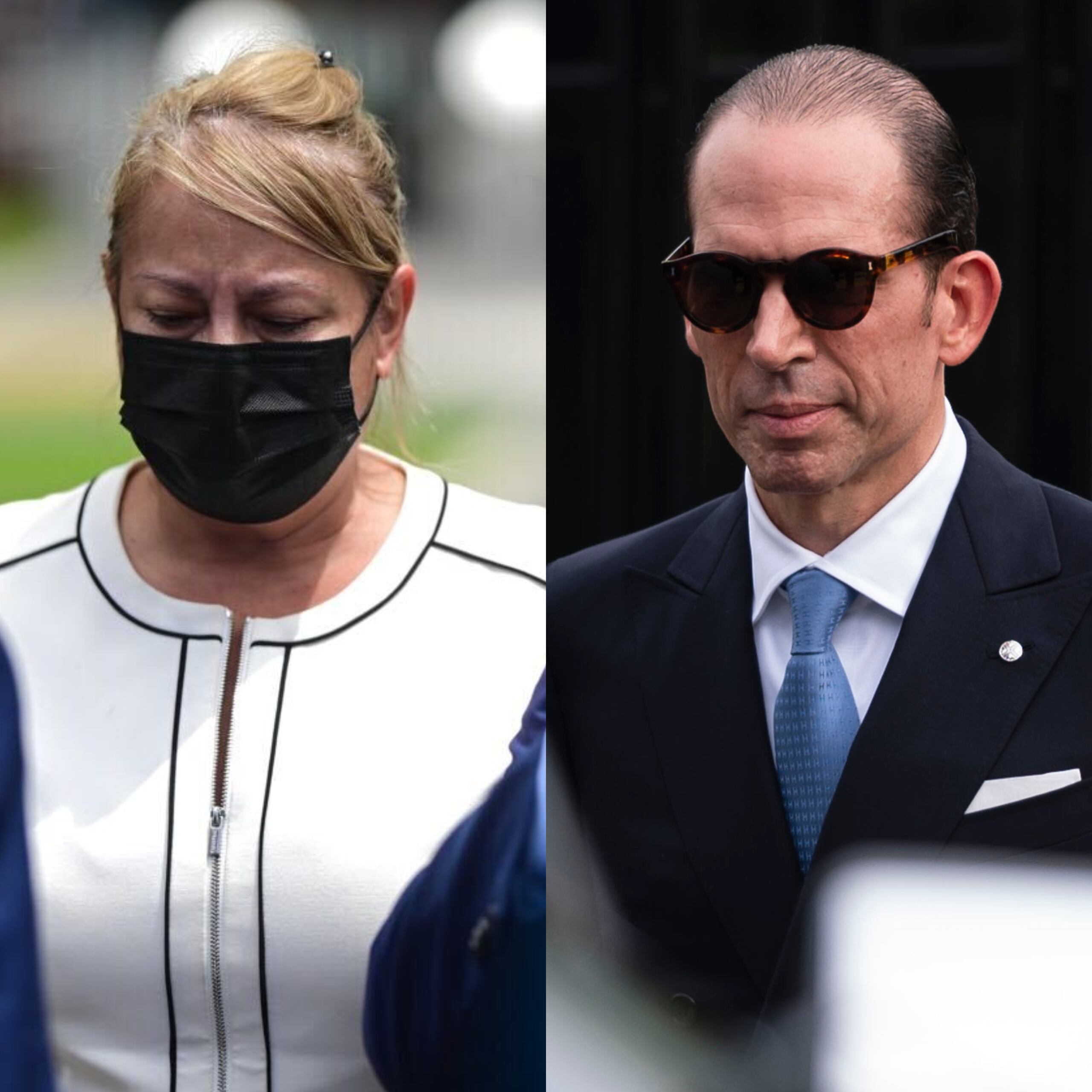 La exgobernadora Wanda Vázquez y Julio Herrera Velutini.