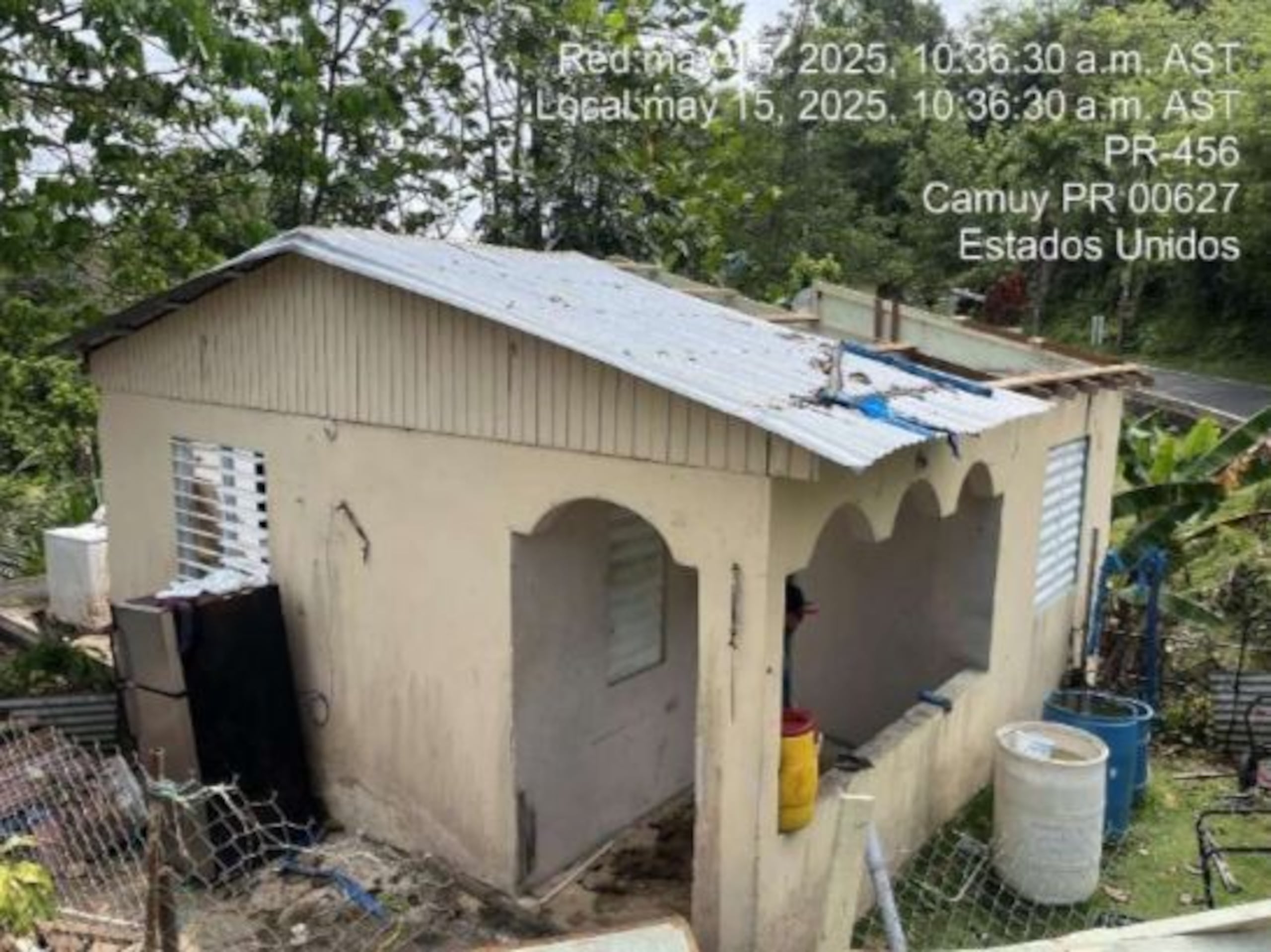 Así estaba una de las casas antes de su reconstrucción.