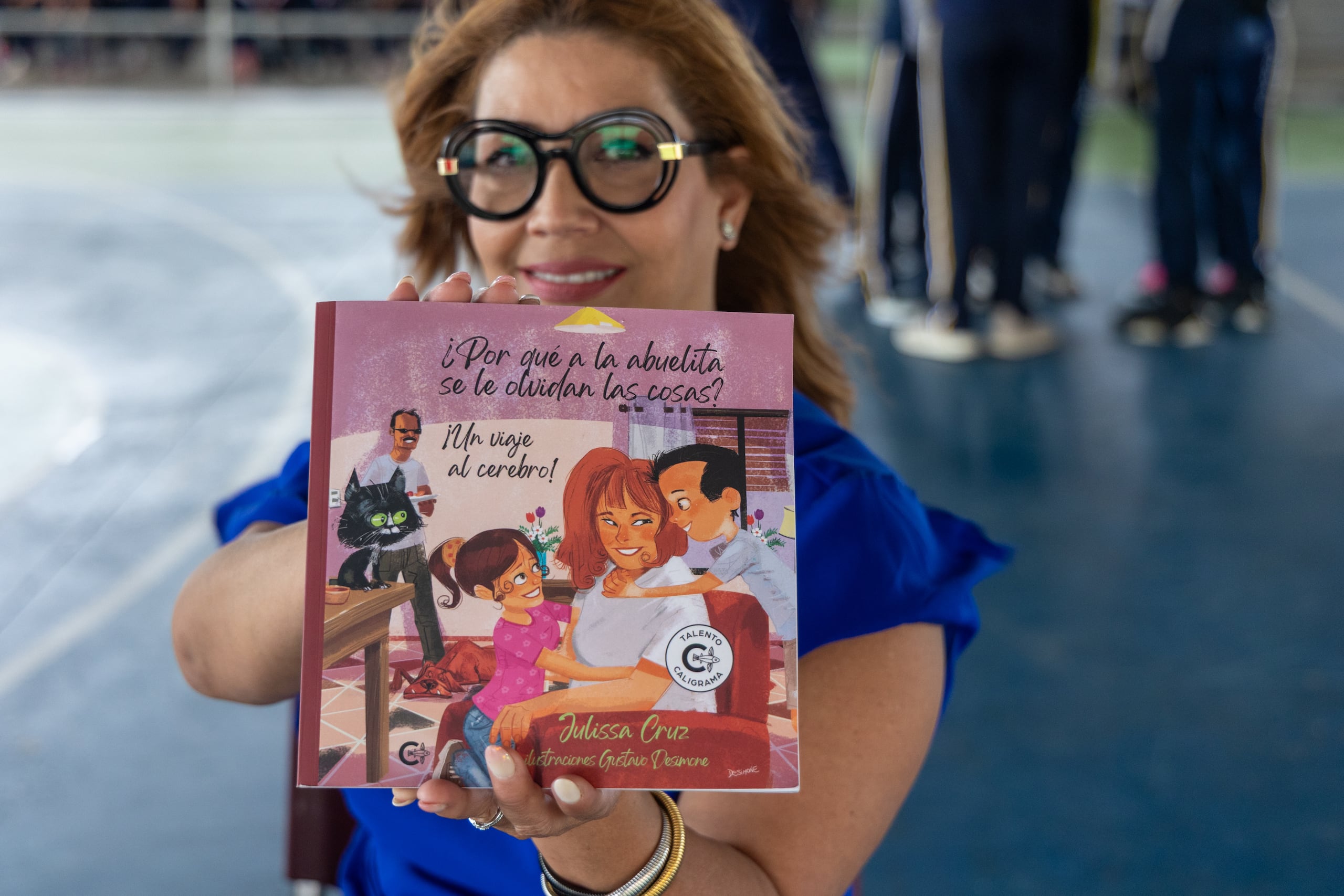 Los estudiantes adiestrados utilizaron como guía  el libro “¿Por qué a la abuelita se le olvidan las cosas? ¡Un viaje al cerebro!”.