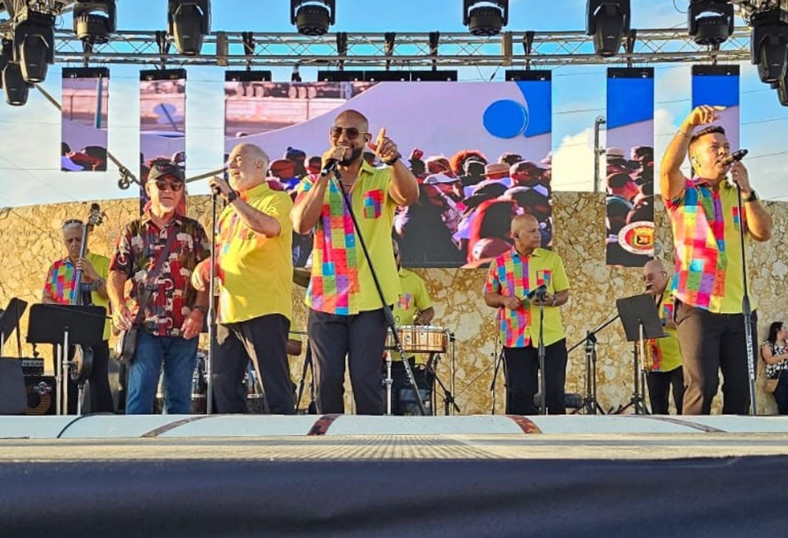 El Gran Combo de Puerto Rico deleitó durante la actividad.