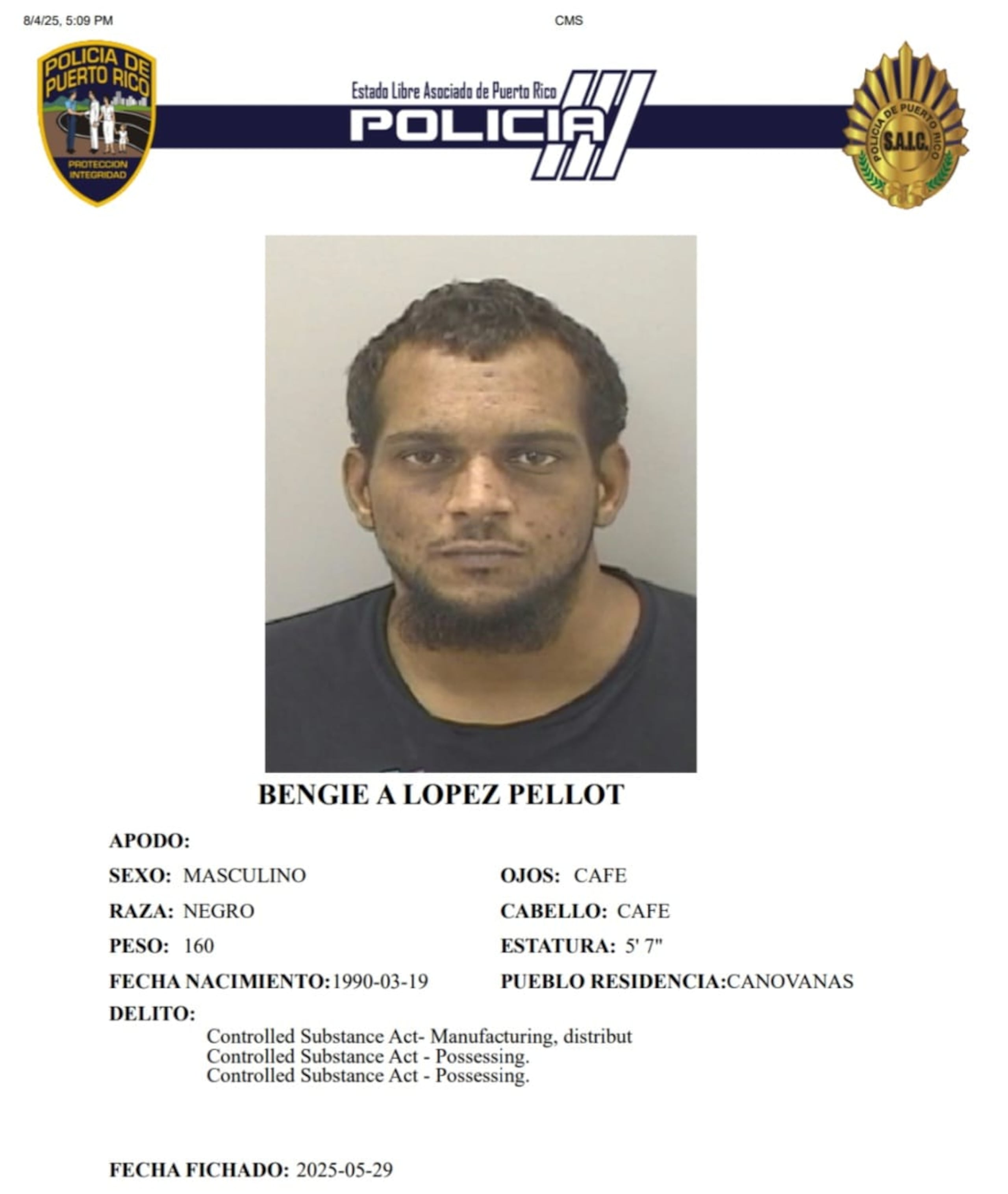 Bengie A. López Pellot, fue asesinado junto a su hijastro y a otro hombre en el edificio dos del residencial Nemesio R. Canales, en Hato Rey.