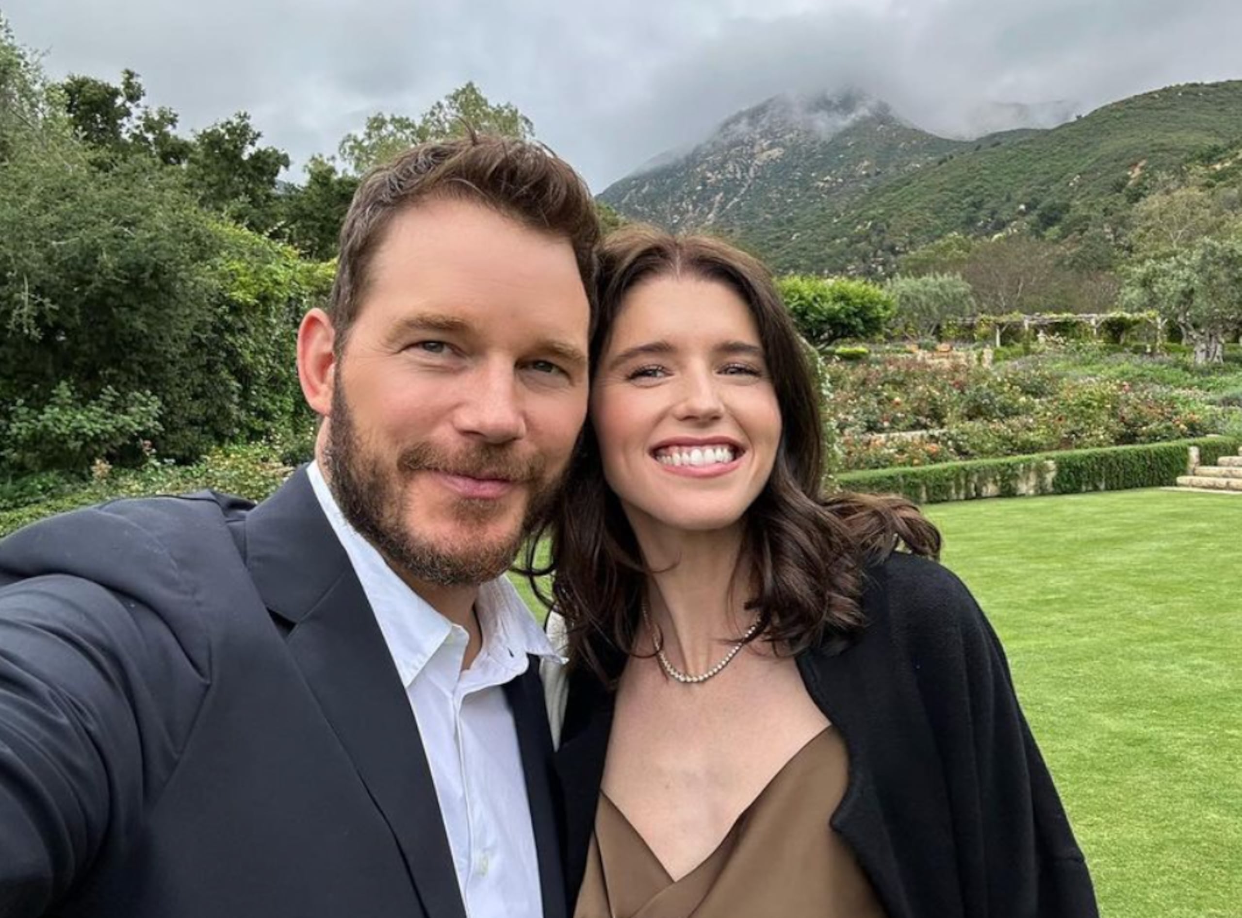 Chris Pratt y su esposa, Katherine Schwarzenegger.