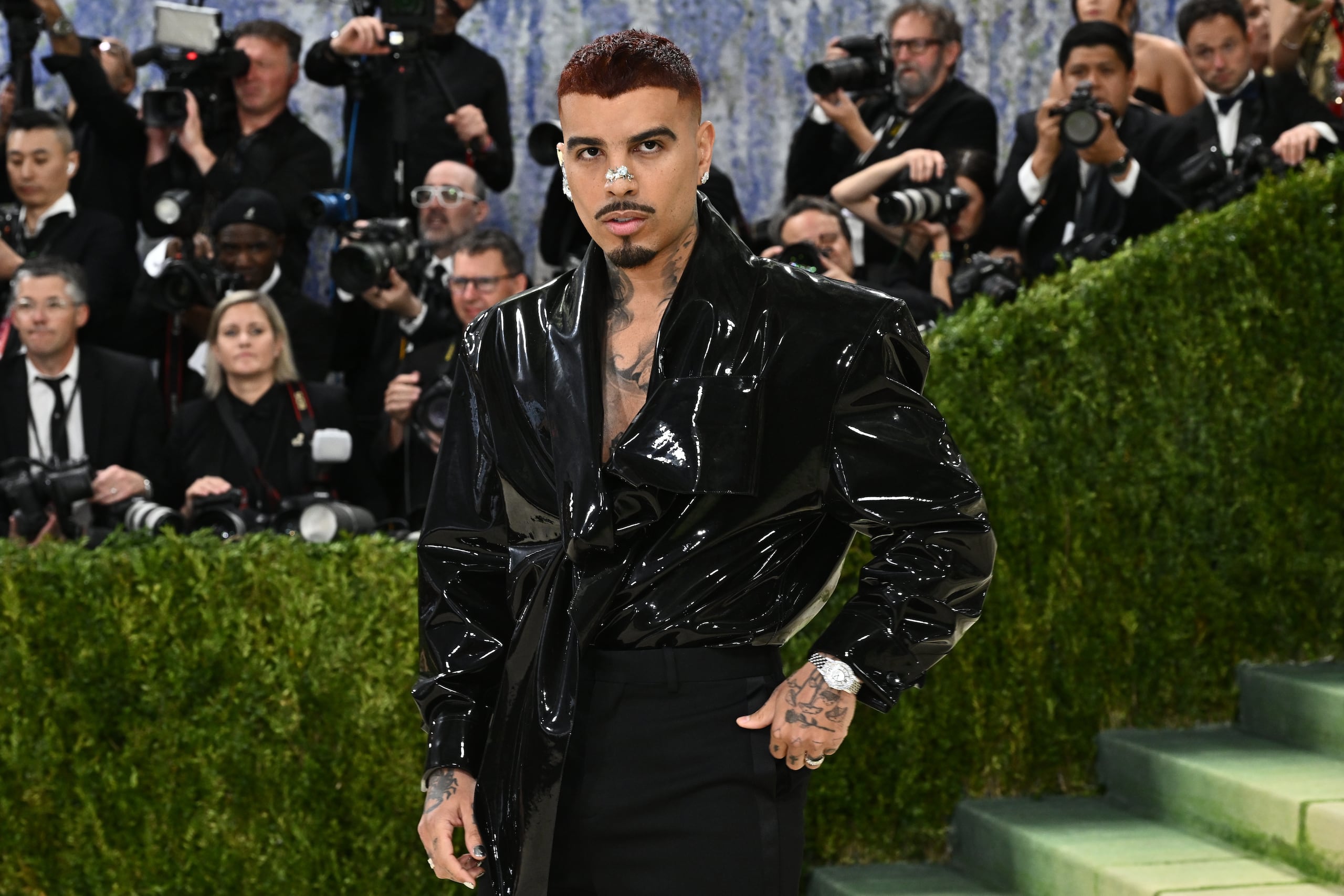 Rauw Alejandro en el pasado Met Gala.