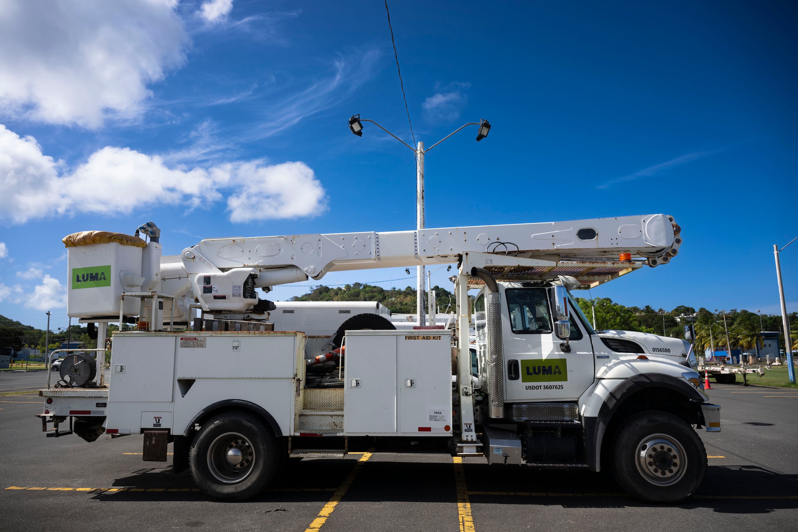 Personal de LUMA Energy se dirigió al lugar para atender la situación.