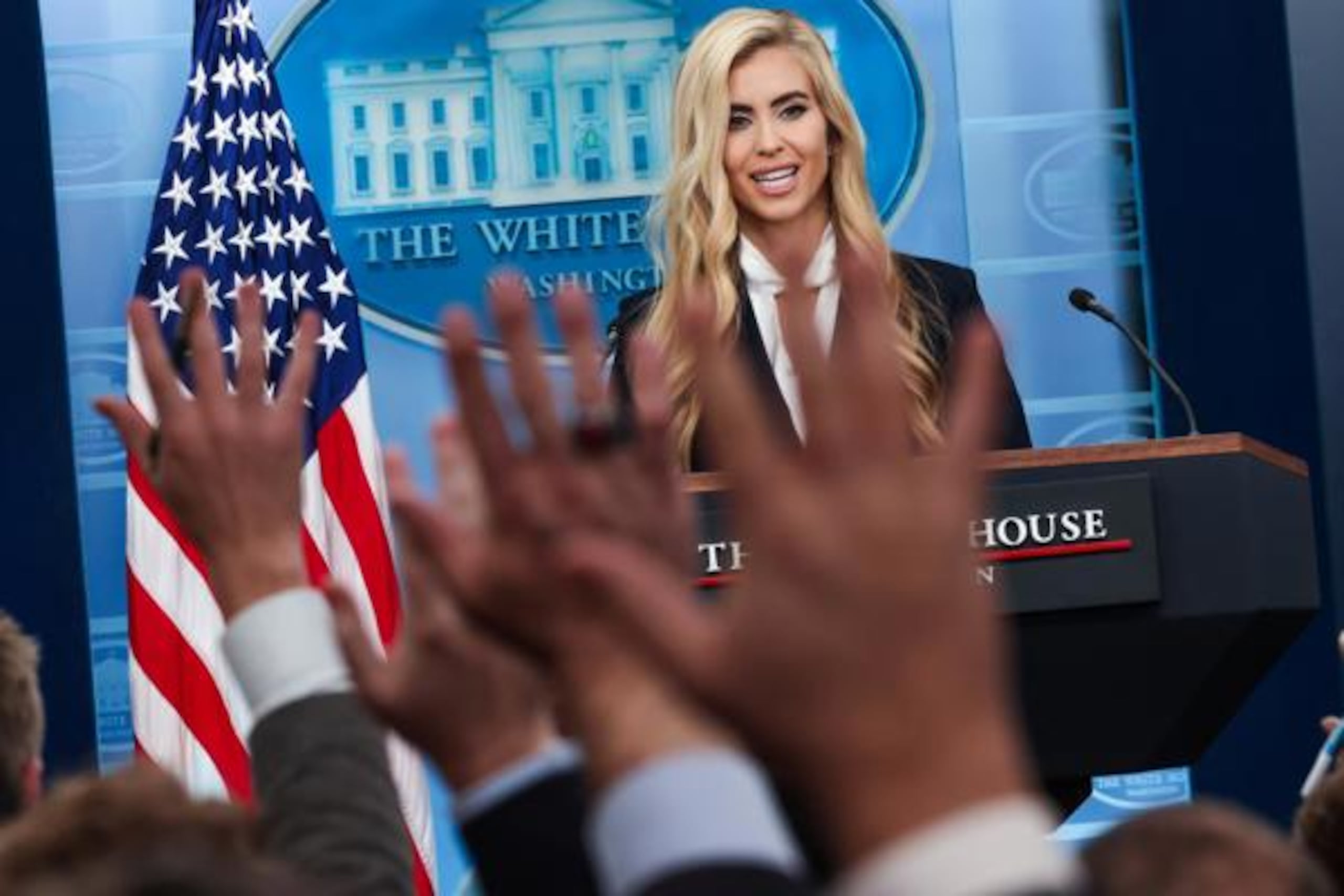 Katie Zacharia, nueva portavoz de prensa en la Casa Blanca.