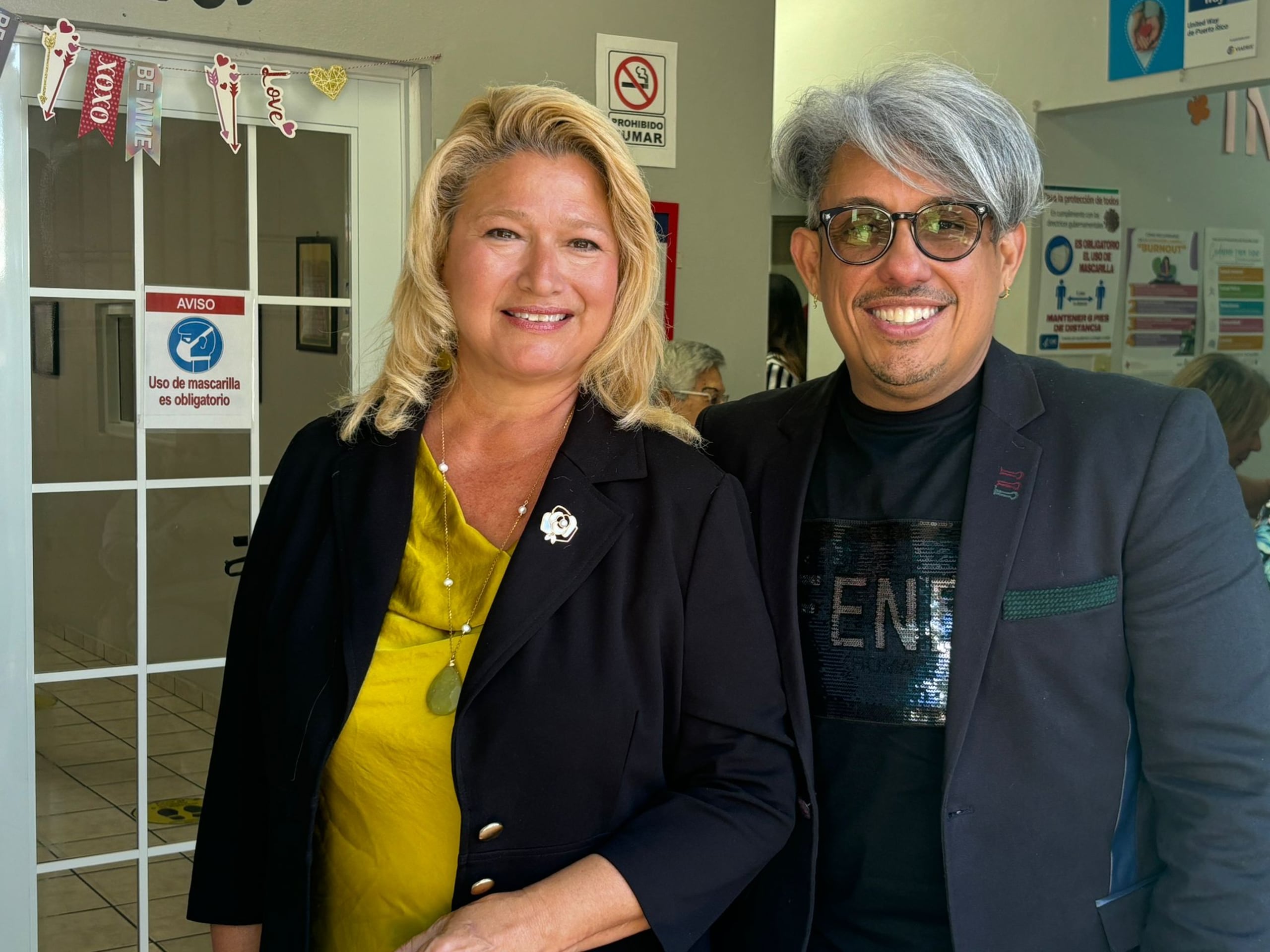 Los doctores Ana Gratacós Rodríguez y Freddy Ramírez