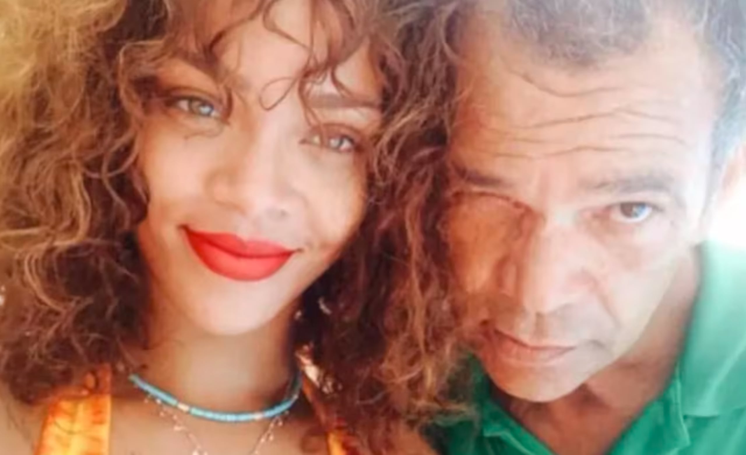 Rihanna y su papá Ronald Fenty