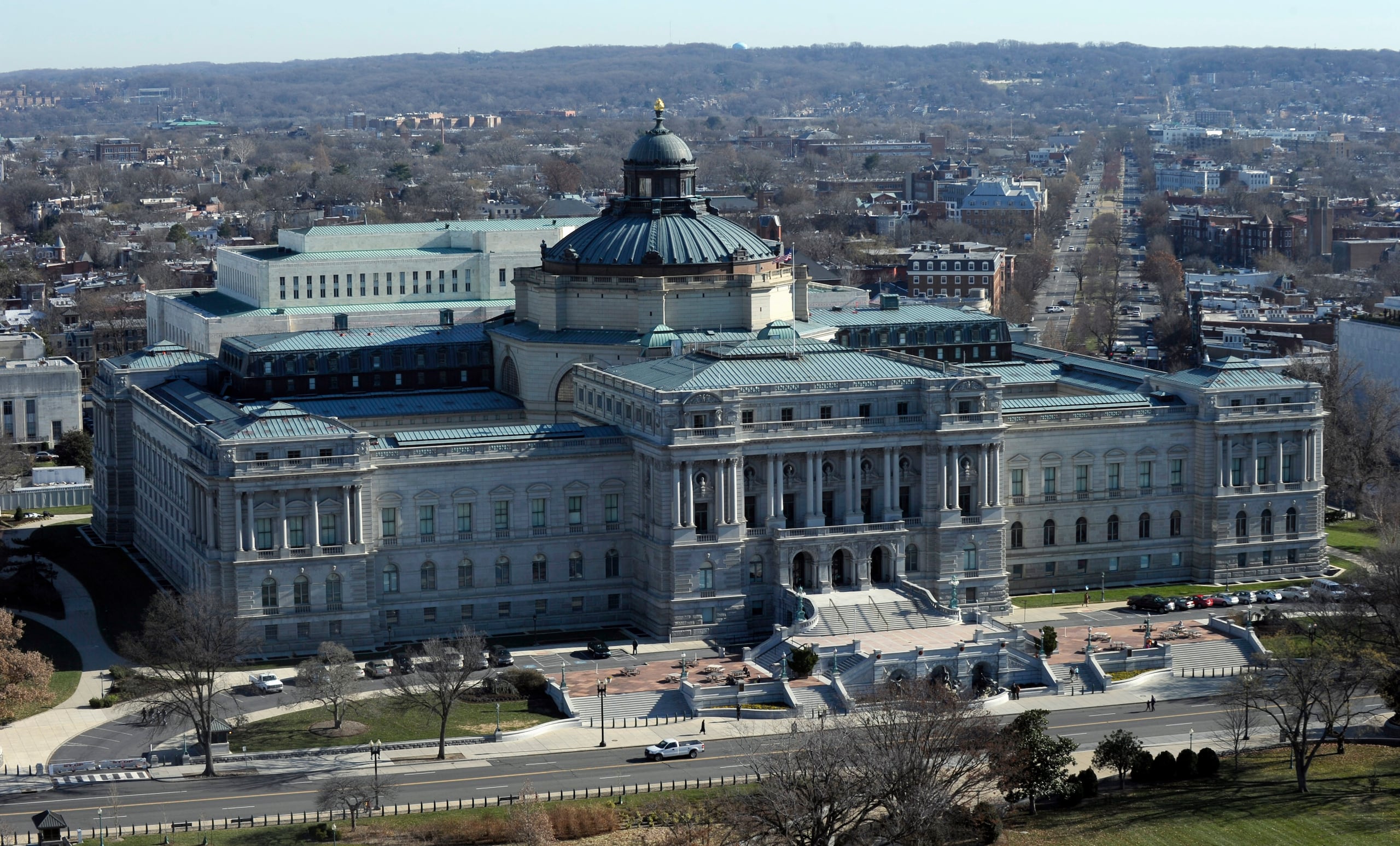 Imagen de archivo de la biblioteca del Congreso, en Washington D. C.