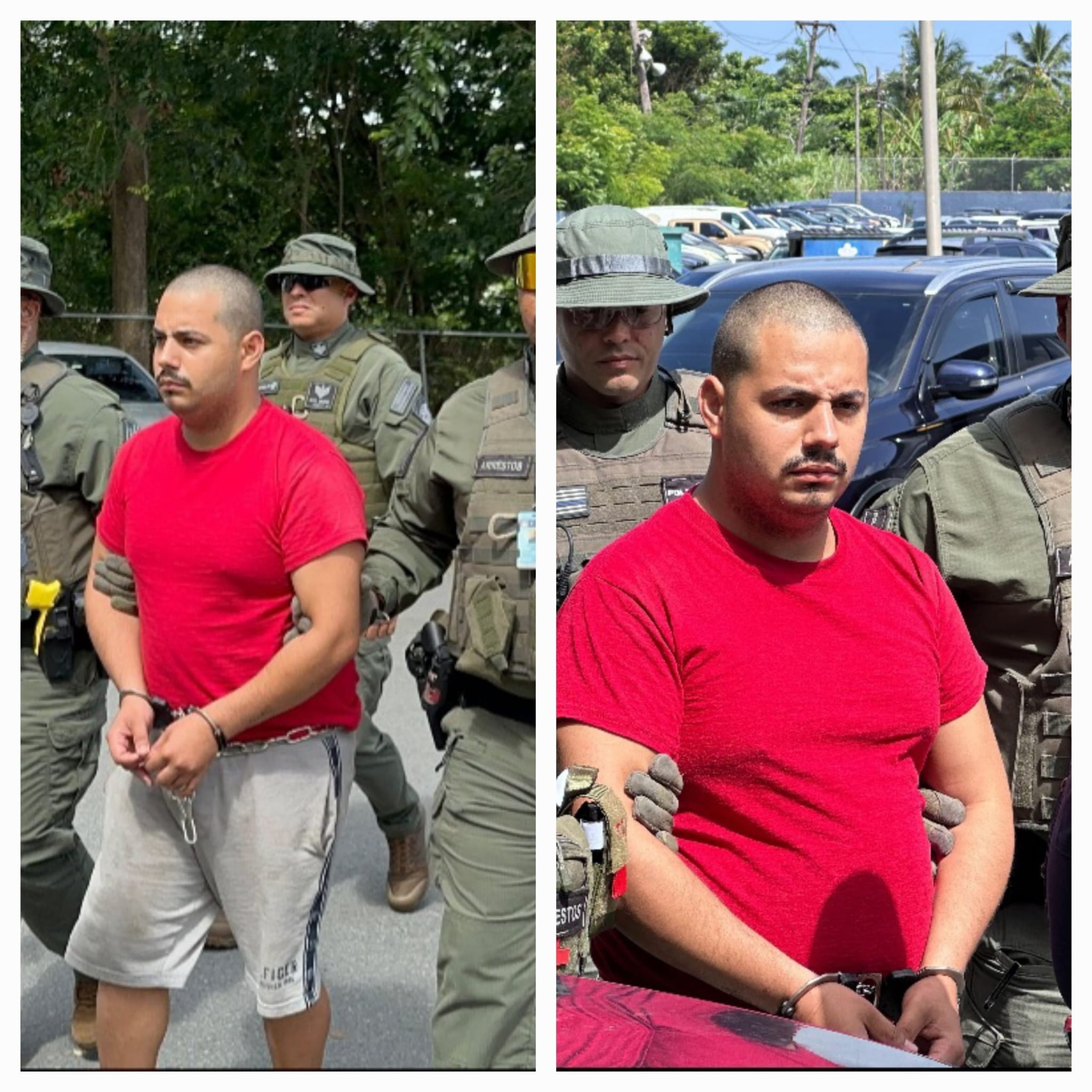 Elihangel Silva Rivera arrestado tras herir a un hombre en la tienda Walmart de Fajardo.