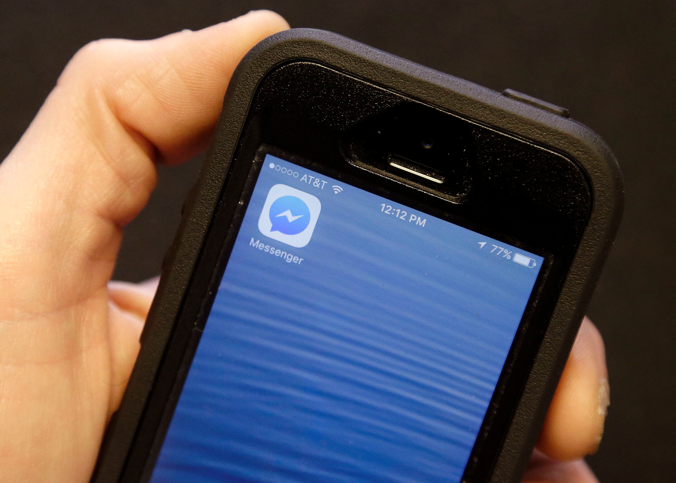 Aplicación de Messenger. (AP / Jeff Chiu)