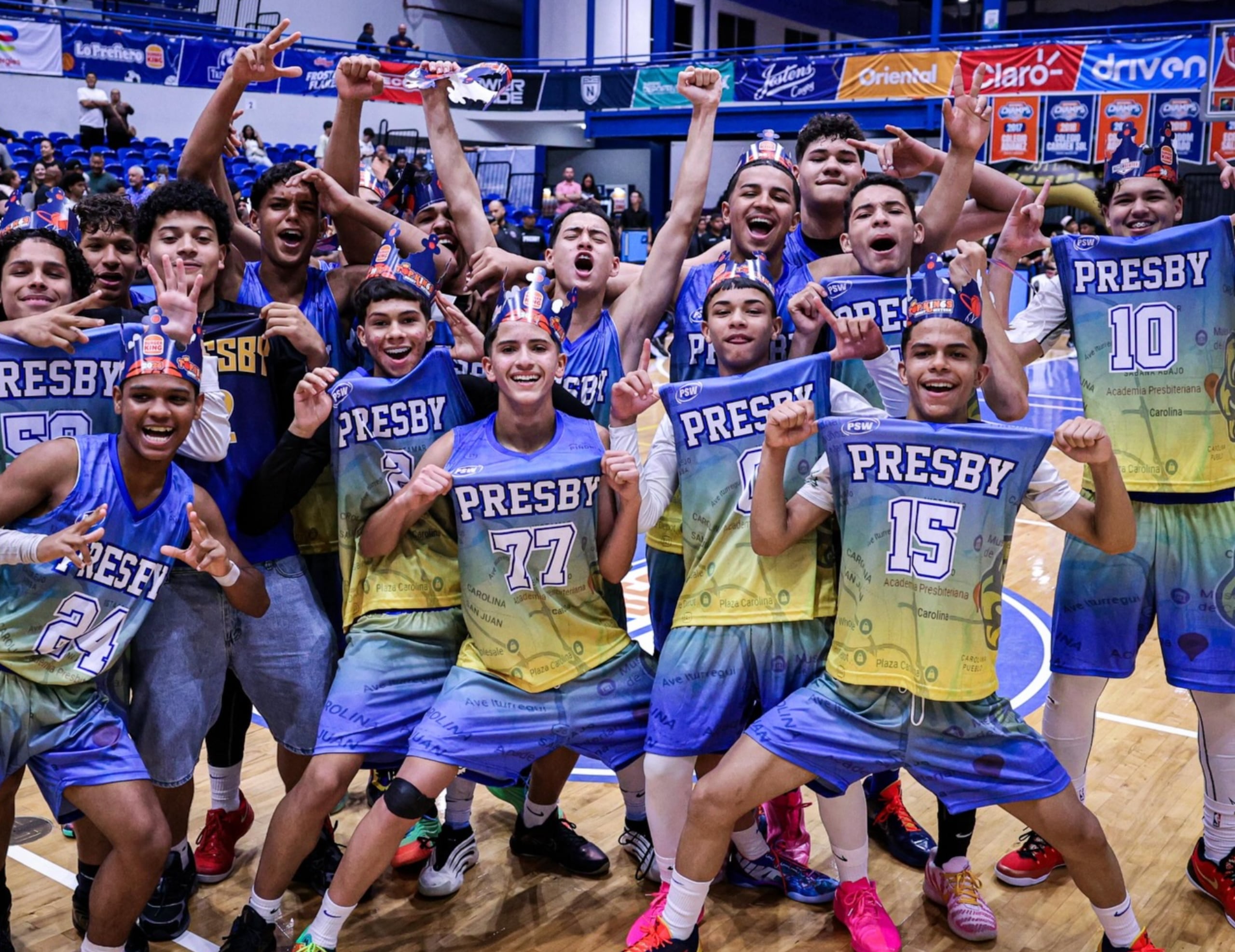 Jugadores de Presby de Carolina.