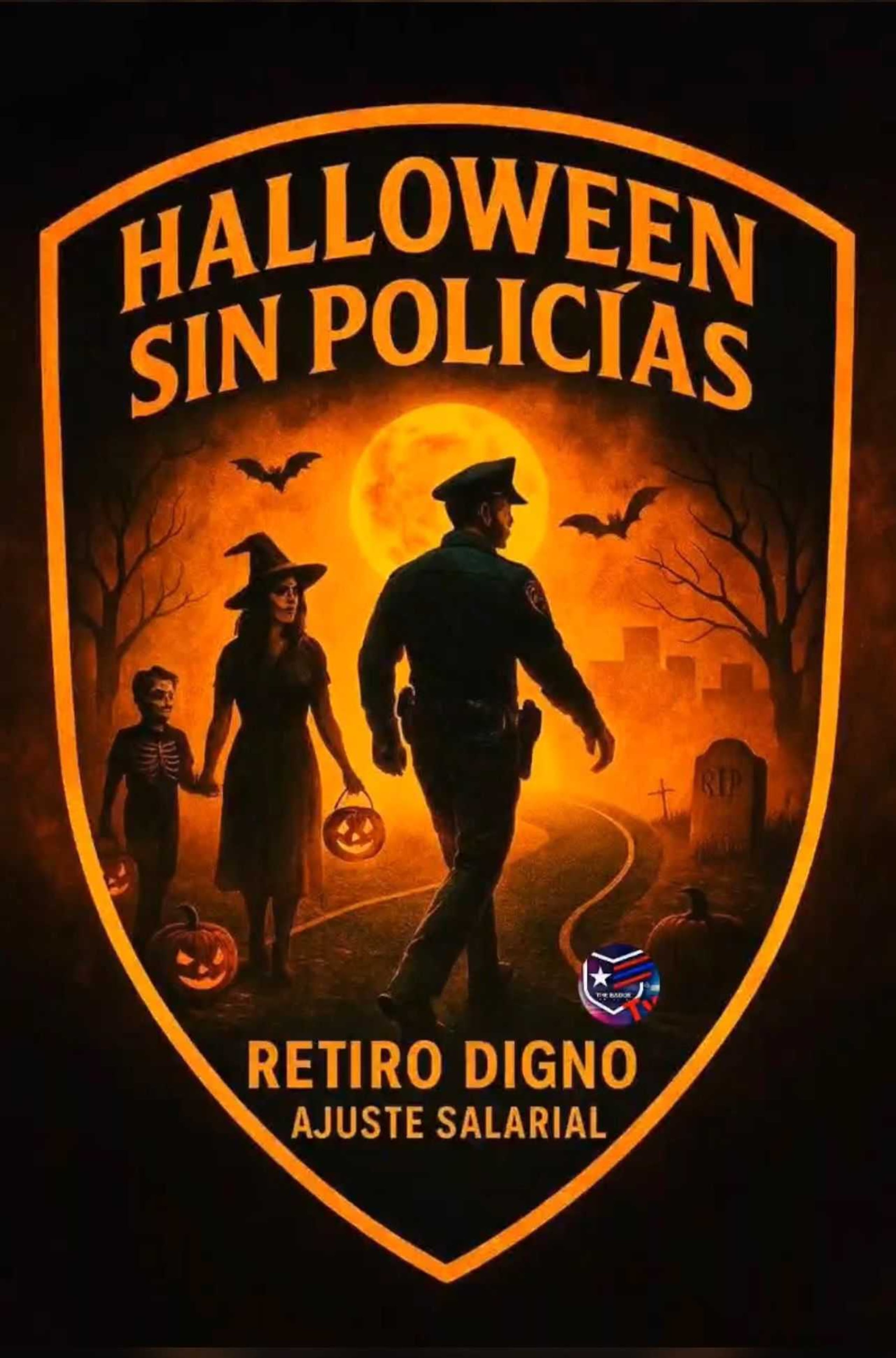 Entre otras cosas, los policías reclaman un plan de retiro digno y el pago de las horas extras trabajadas en exceso de las 480 horas acumuladas.
