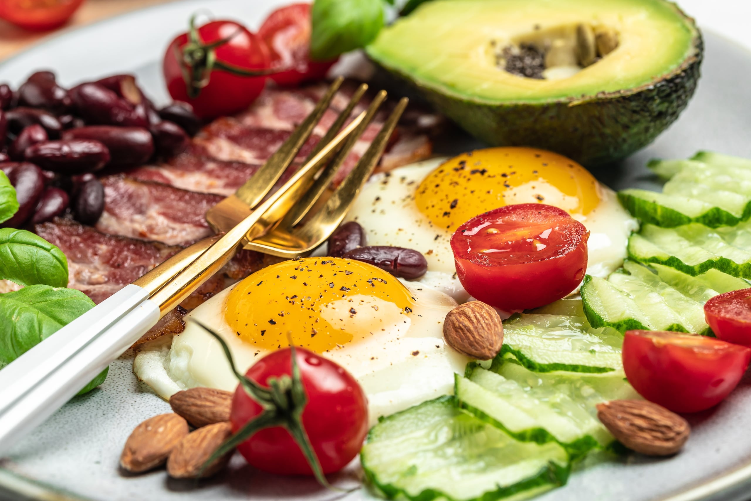 Fotografía de un desayuno.