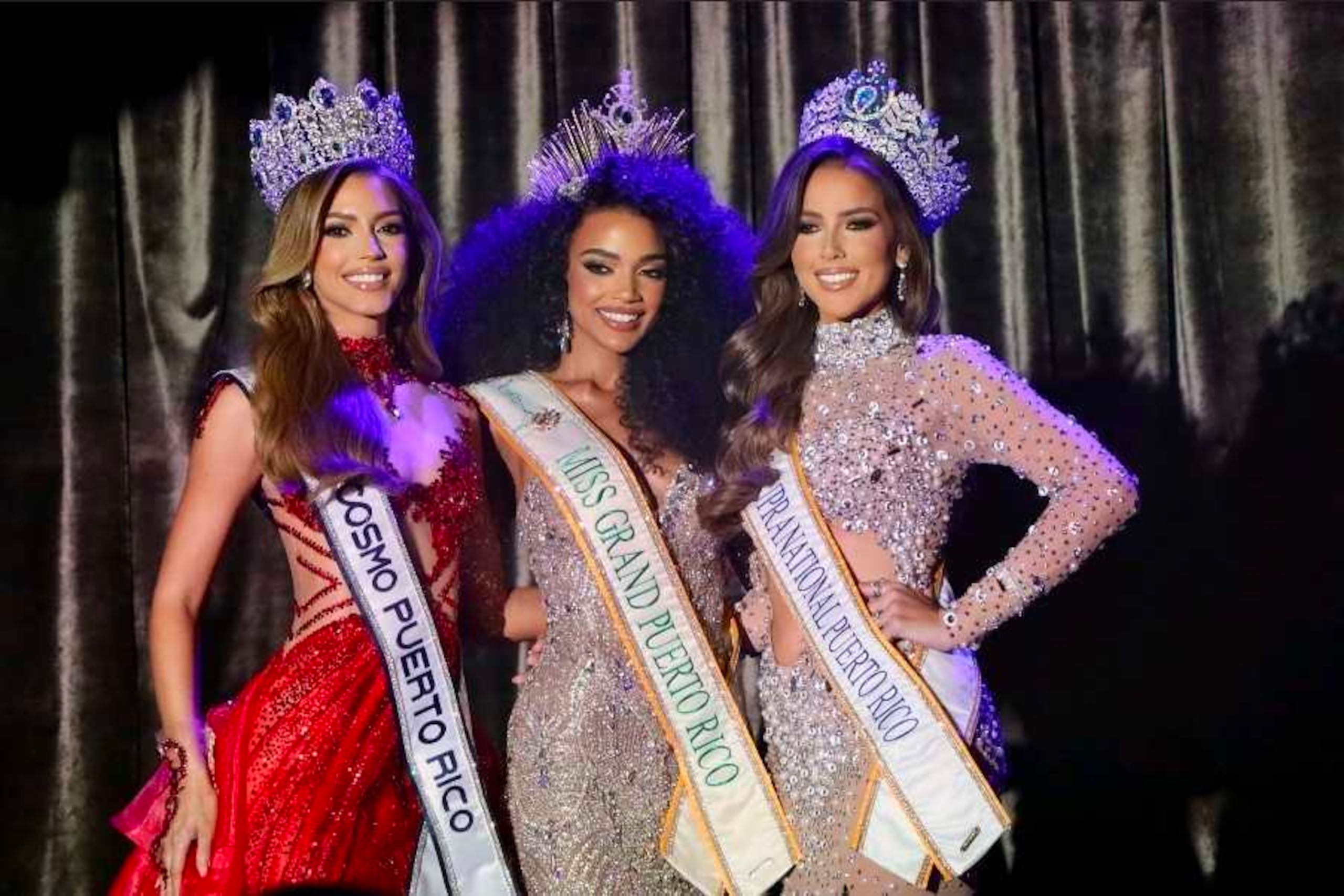 Chelsey García, Vicky Carbonell y Cecilia Acosta Conley son la tres nuevas reinas de Puerto Rico. (Captura Instagram)