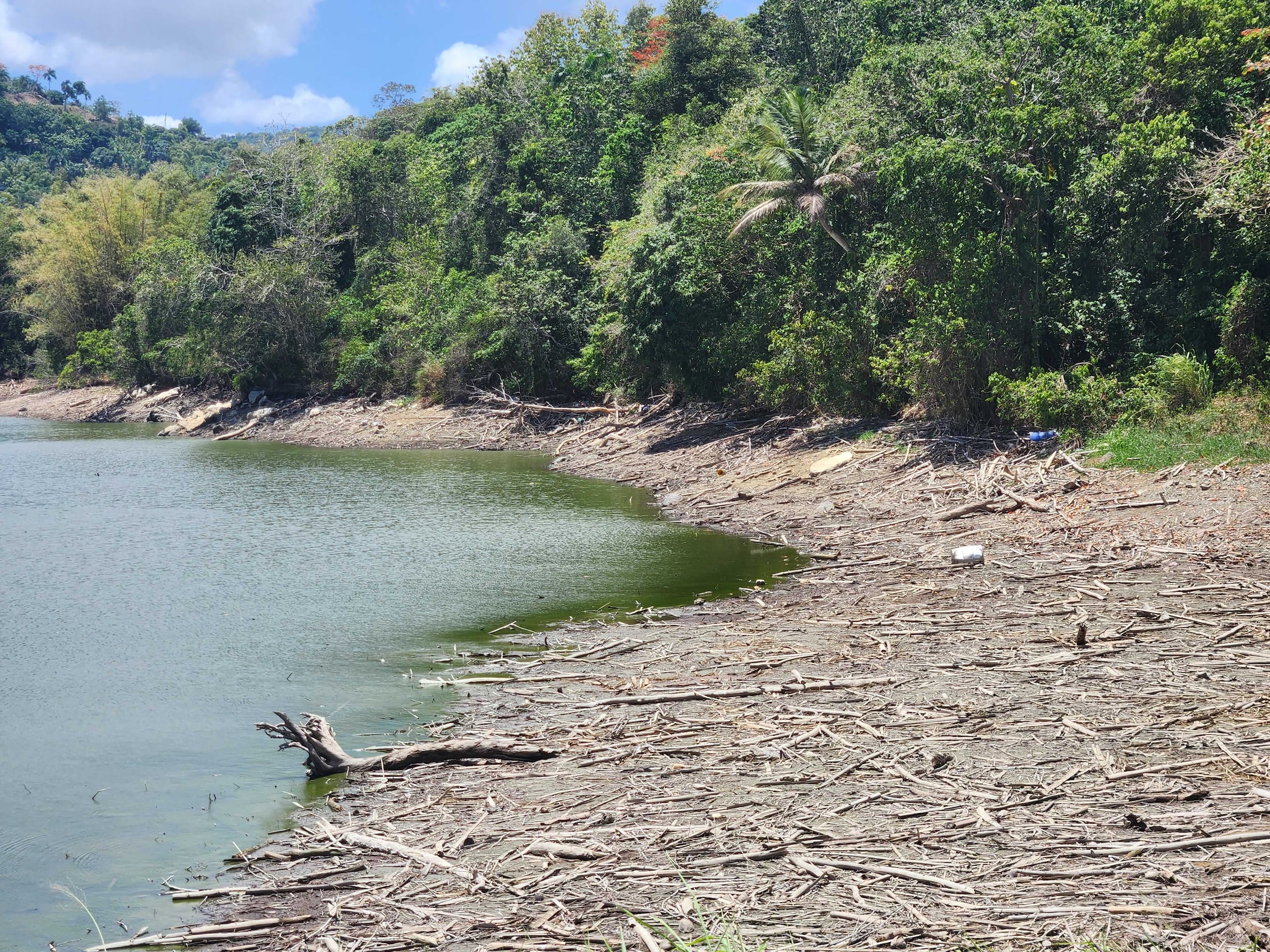 Imagen de la represa Carraízo el 7 de agosto de 2026.