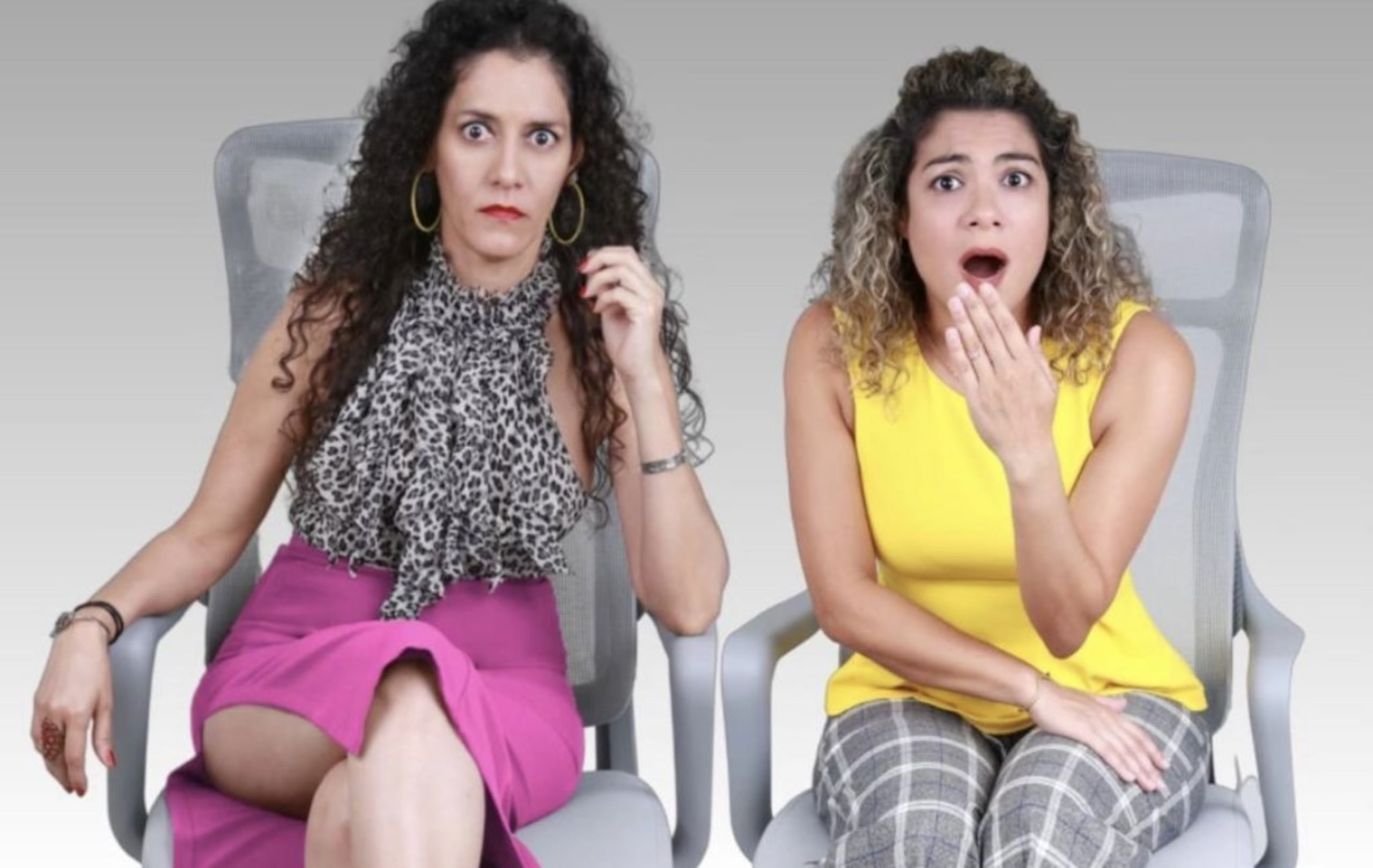 Edna Lee Figueroa y Thais Rivera protagonizaron "Máscaras afuera".