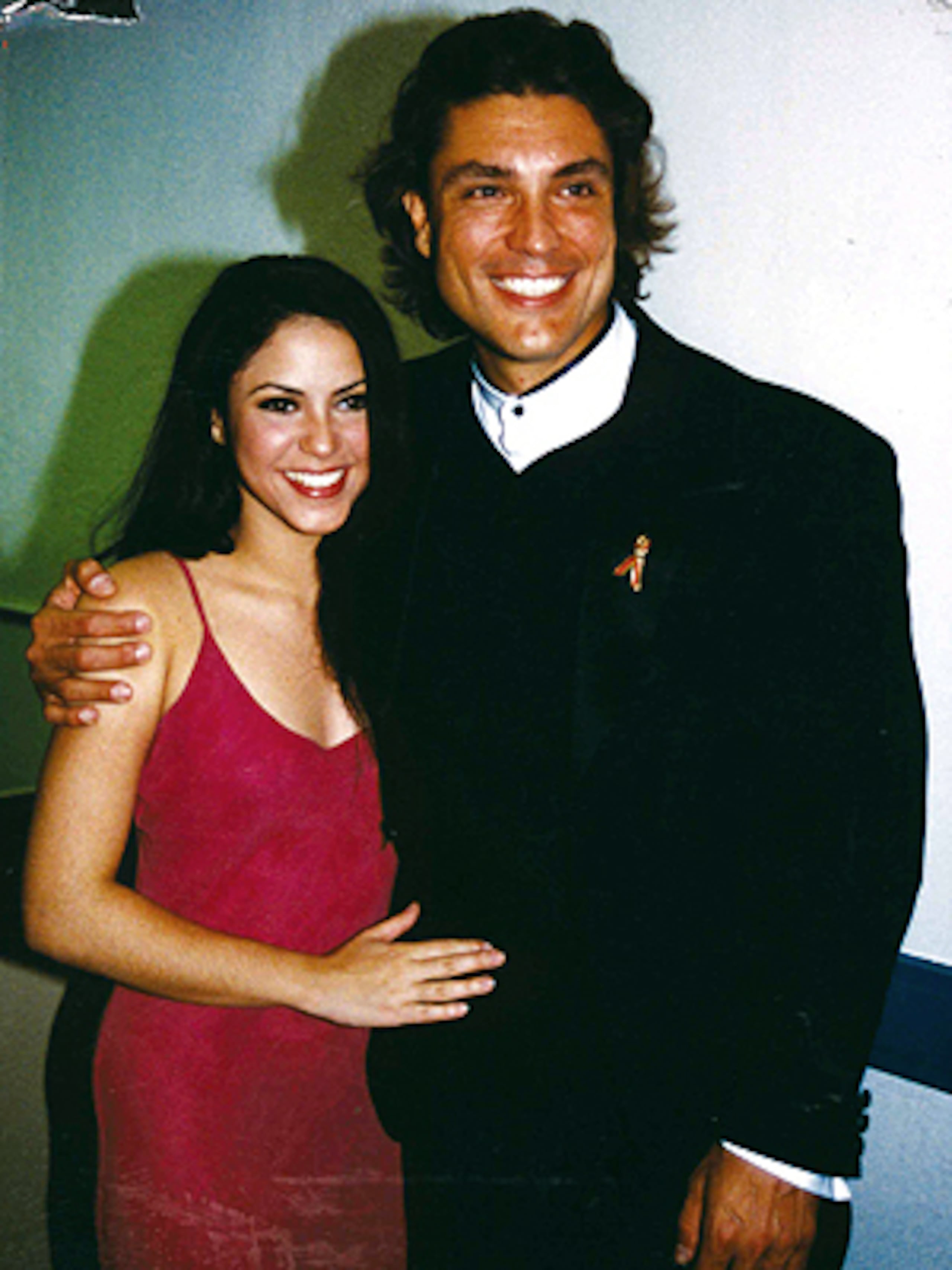 Shakira y Osvaldo Ríos.