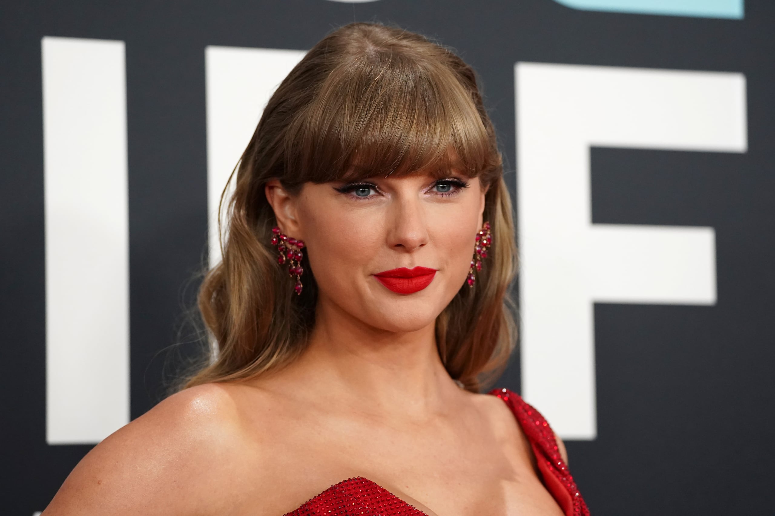 Taylor Swift arrives at the 67th annual Grammy Awards on Sunday, Feb. 2, 2025, in Los Angeles. (Photo by Jordan Strauss/Invision/AP)