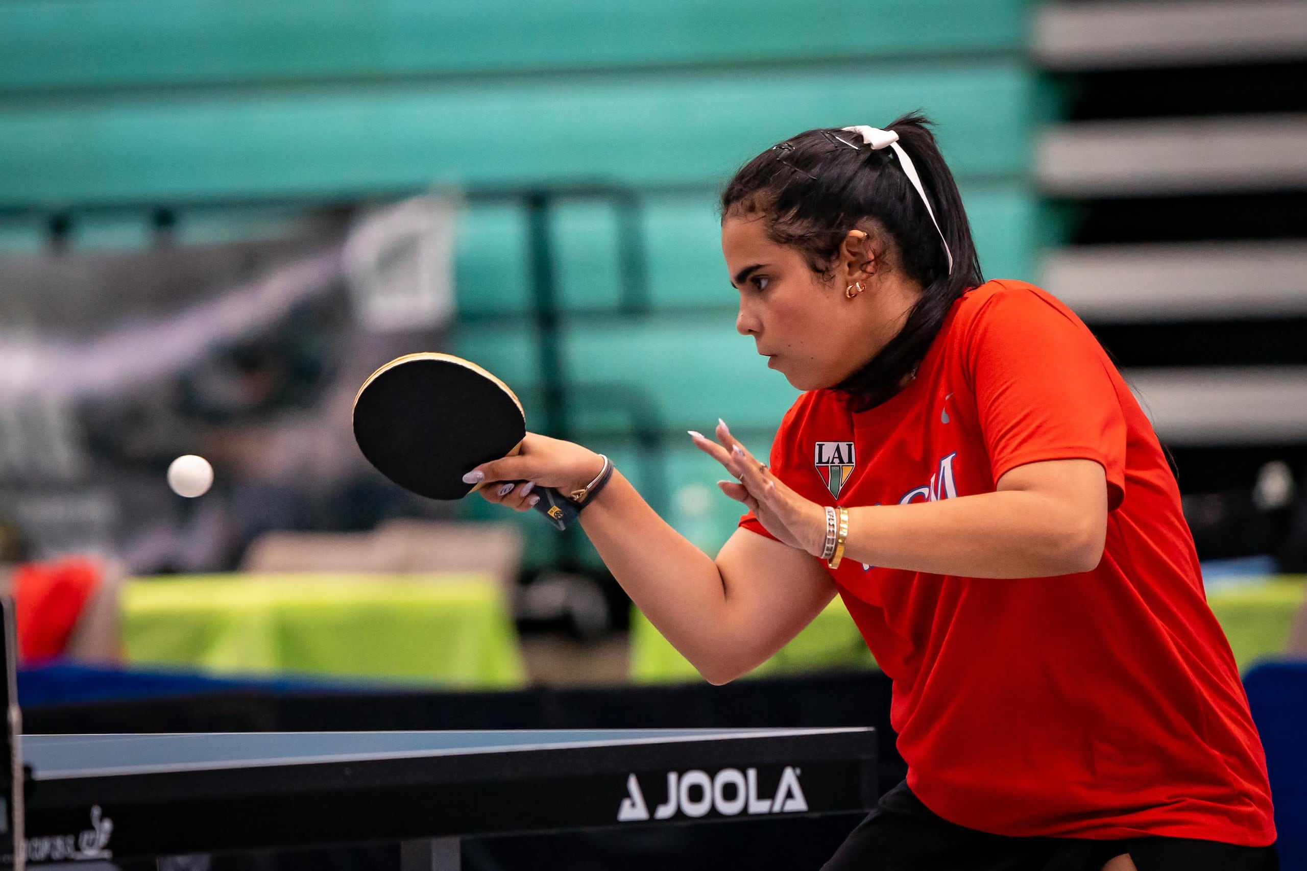 Fabiola Díaz, estudiante-atleta de la Universidad Ana G. Méndez.