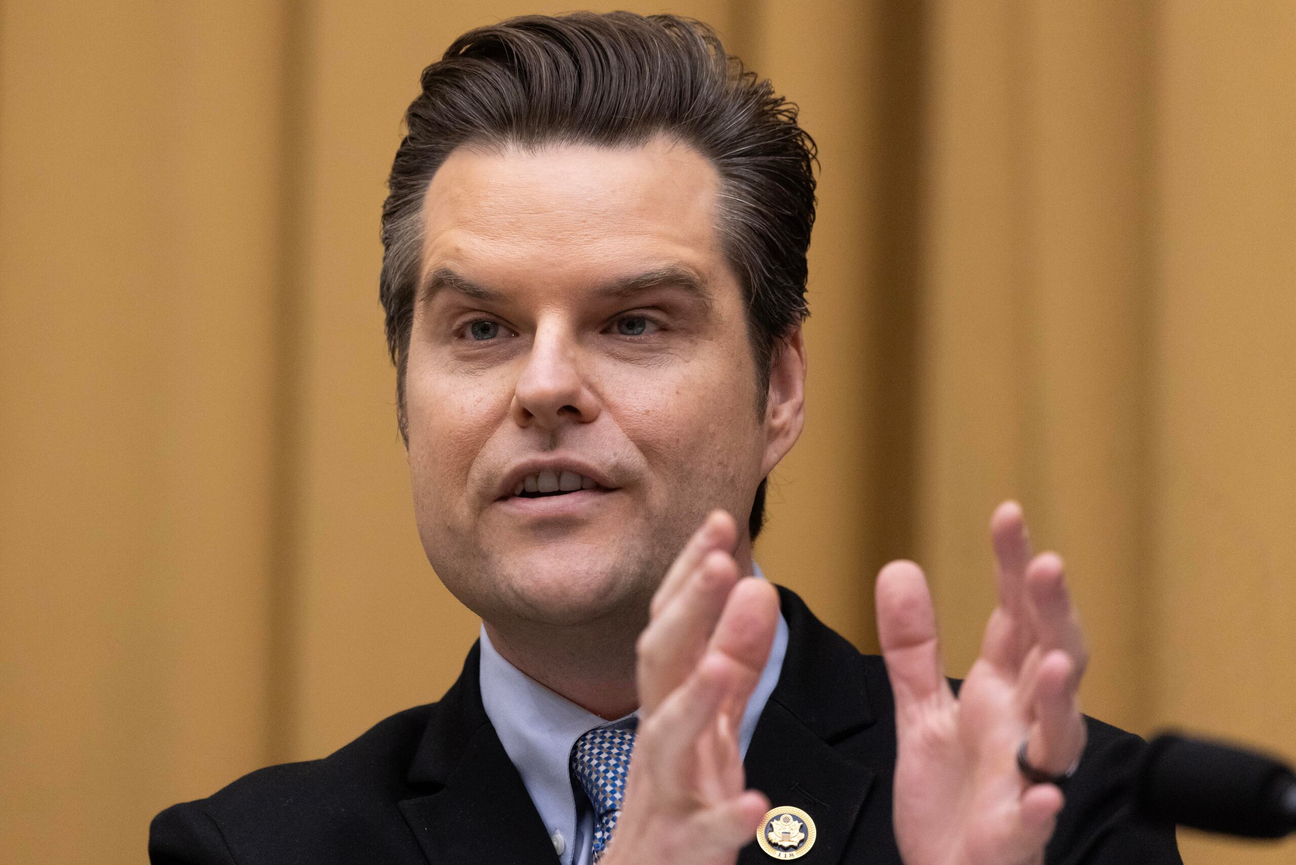 Matt Gaetz (EFE/EPA/MICHAEL REYNOLDS/ARCHIVO)
