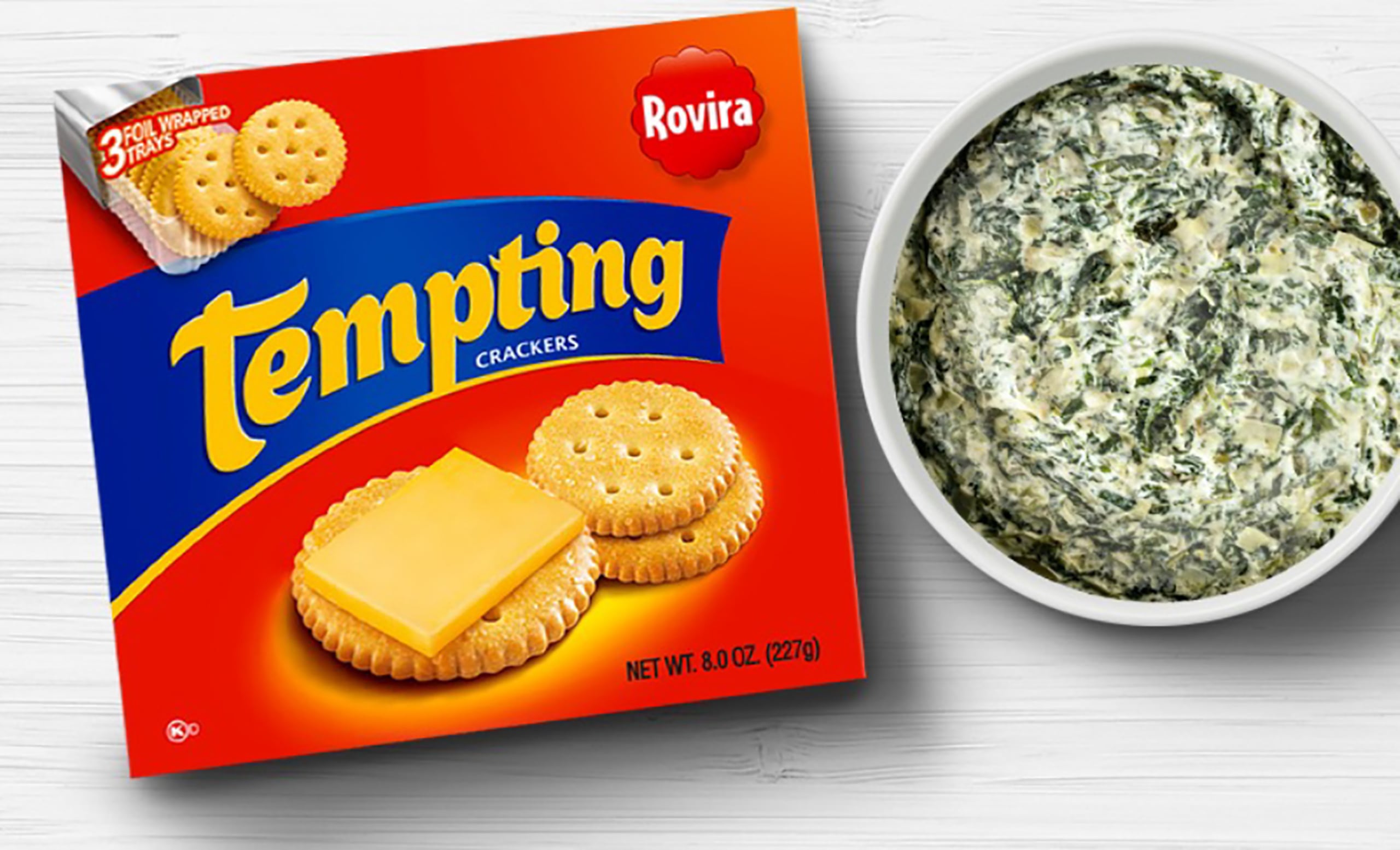 Dip de espinacas con Rovira Tempting