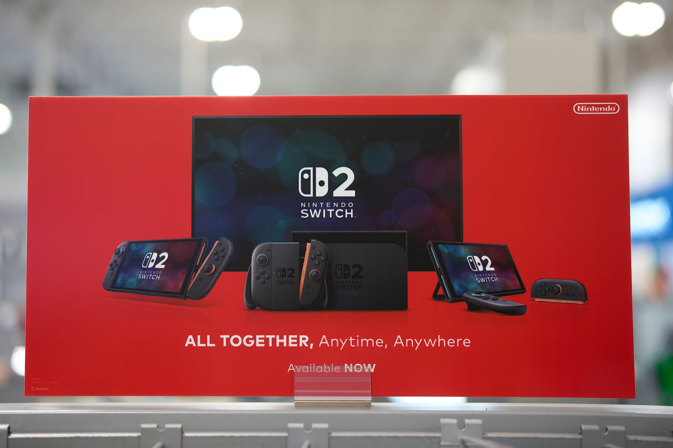 Nintendo Switch 2 display is seen at a Best Buy, Thursday, June 5, 2025, in Nashville, Tenn. (AP Photo/George Walker IV)