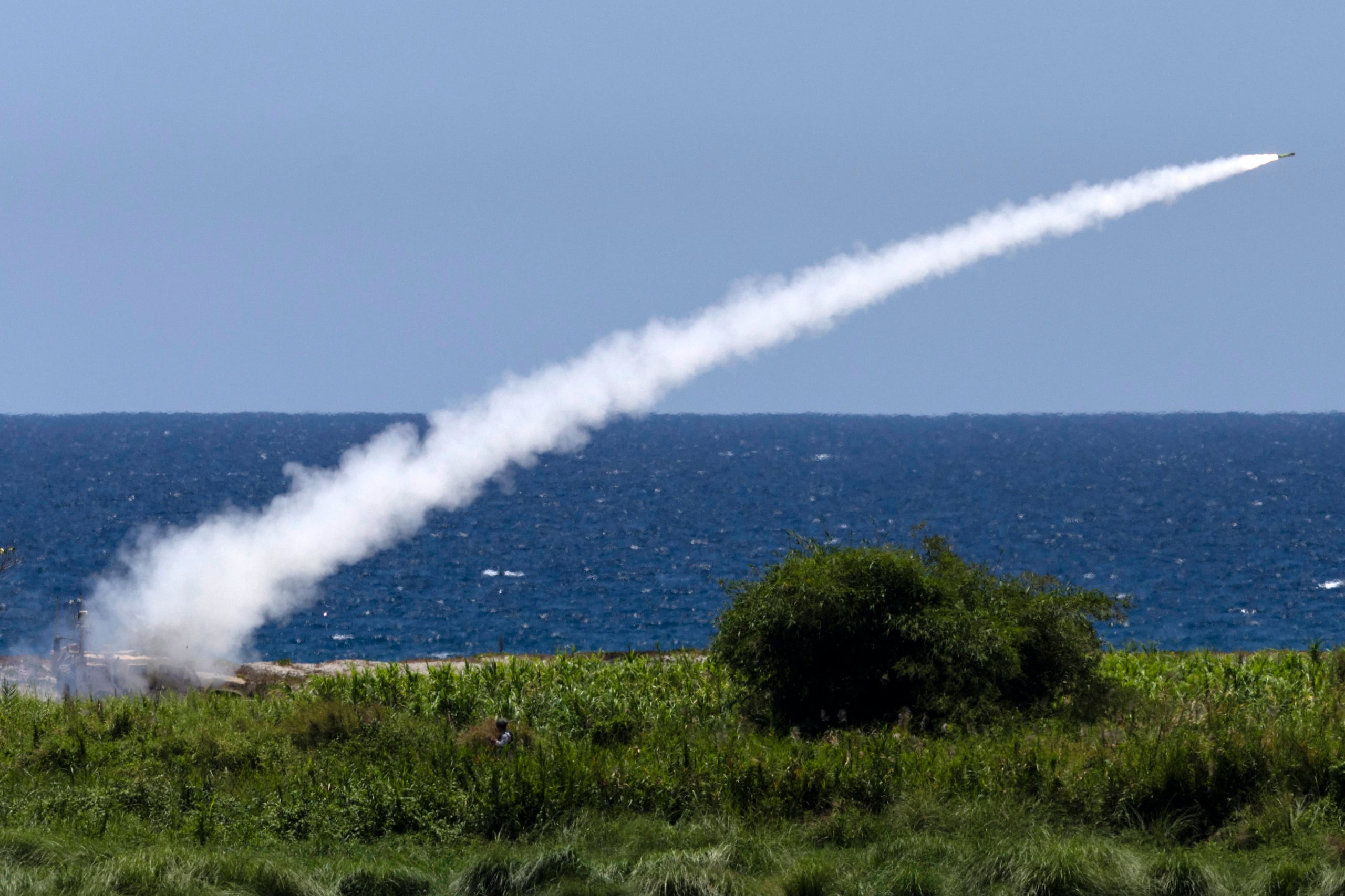 Los ejercicios fueron justo en la frontera marítima con Taiwán.