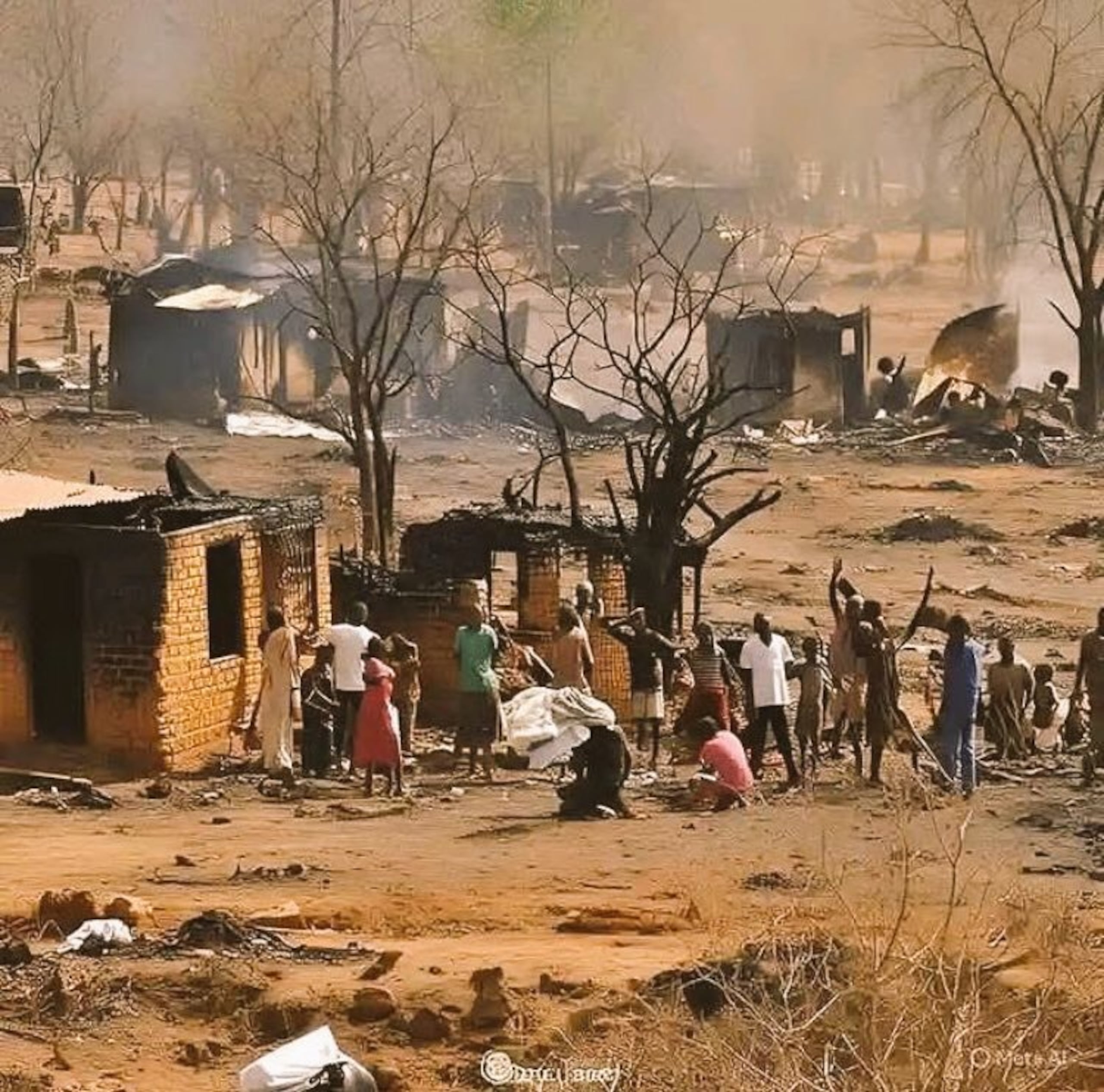 Los atacantes irrumpieron la noche del viernes en la comunidad de Yelewata, en el estado de Benue, abriendo fuego contra los aldeanos que dormían y prendiendo fuego a sus casas, según los sobrevivientes y el sindicato local de agricultores.