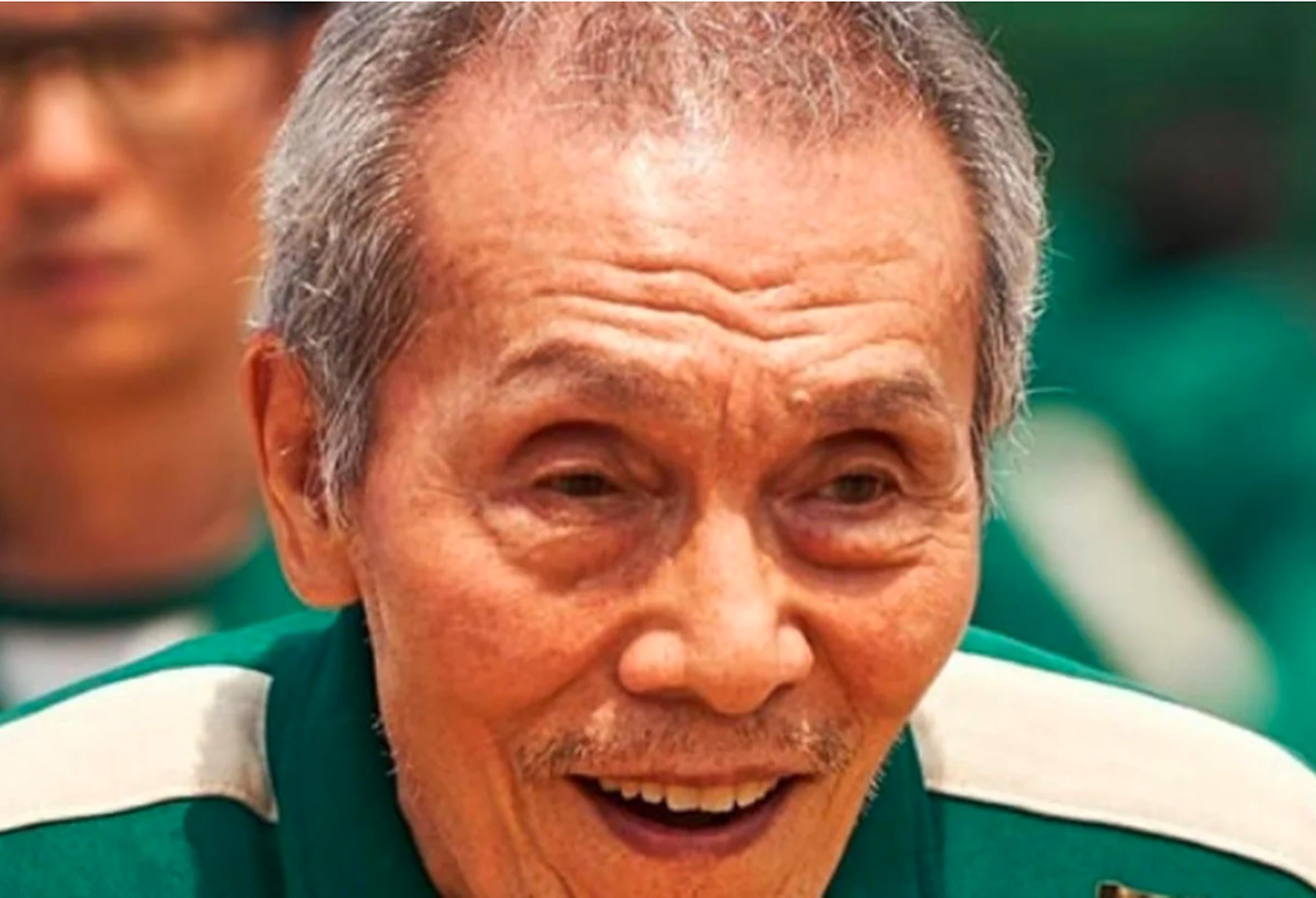 O Yeong-su interpretó al jugador 001 de "Squid Game".