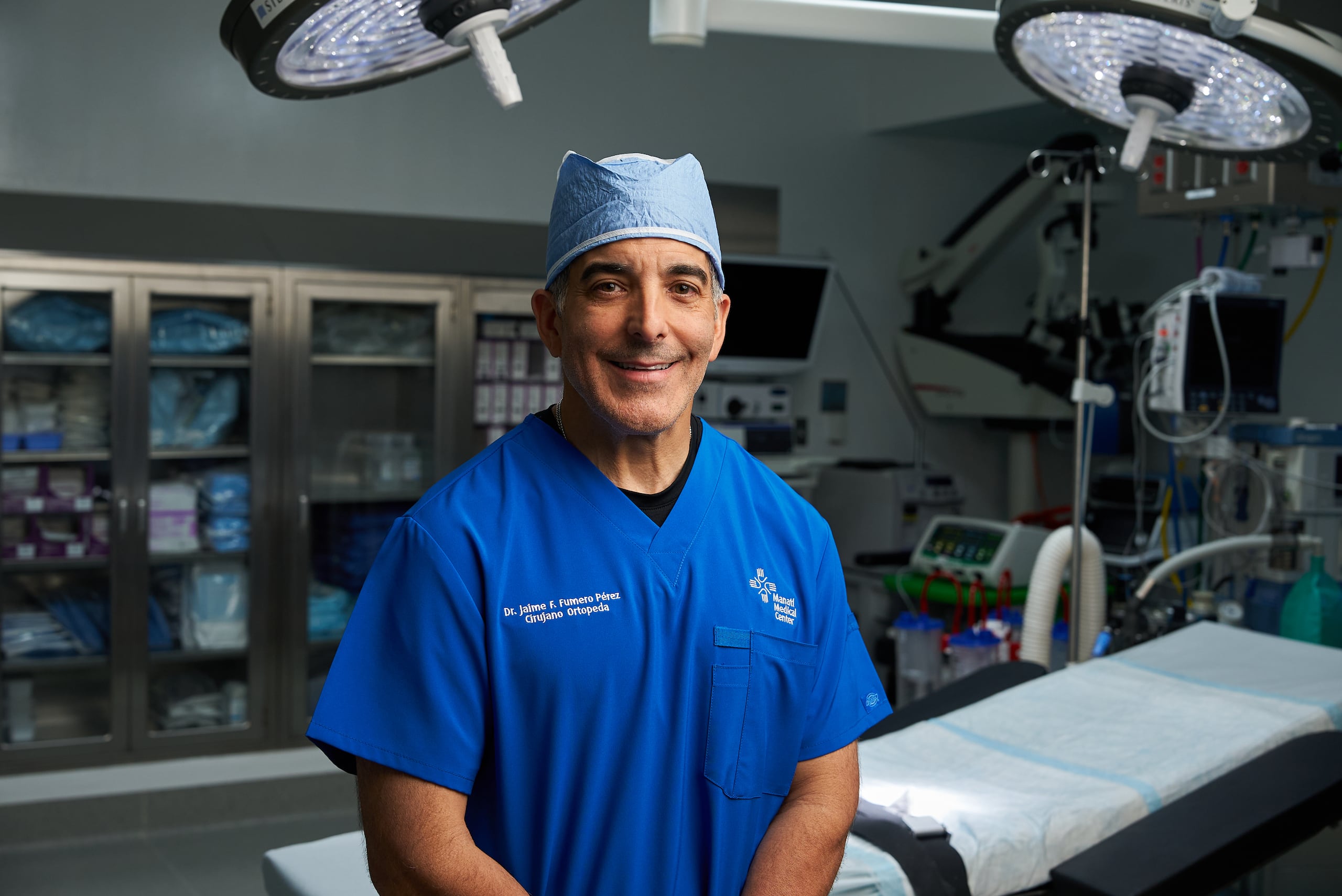 El doctor y cirujano ortopeda, Jaime Fumero, del Manatí Medical Center.