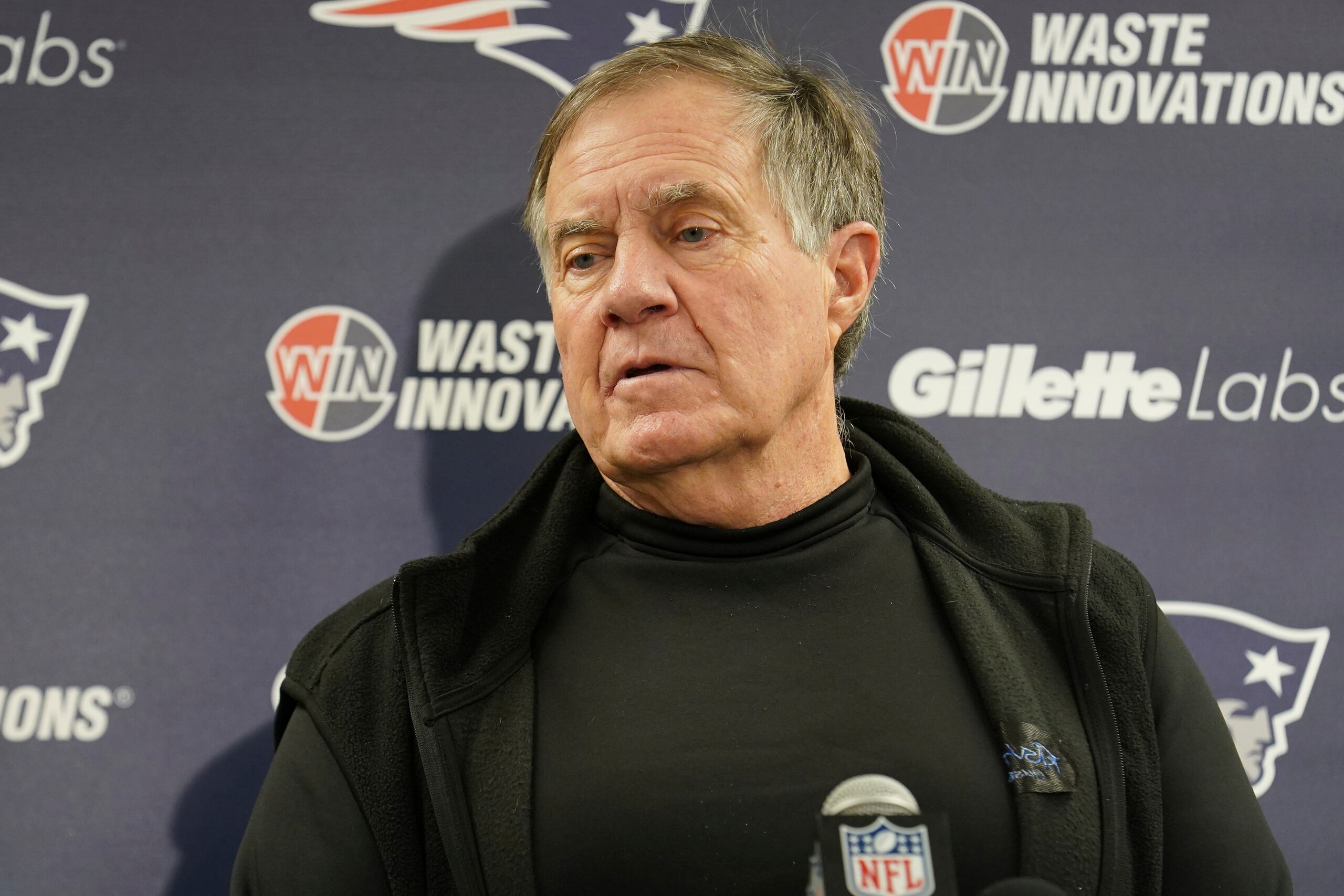 Bill Belichick pudo haber dirigido ayer su último juego con los Patriots.