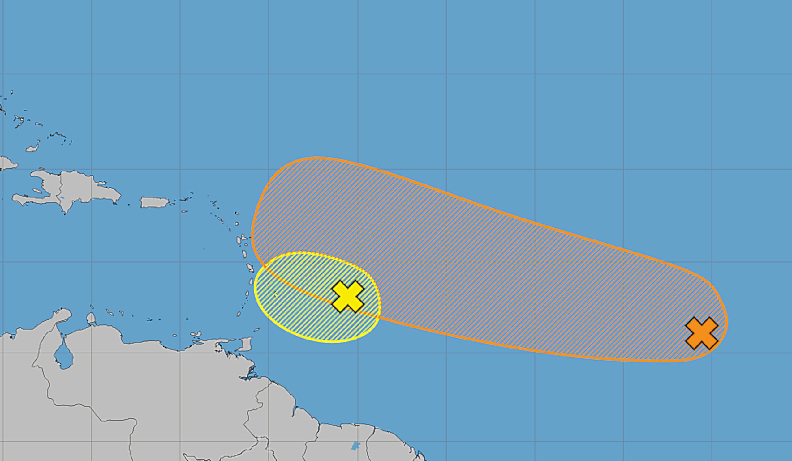 El sistema Invest 92L pasaría principalmente al sur de Puerto Rico como una onda tropical a finales de este fin de semana, según prevé el Servicio Nacional de Meteorología en San Juan.