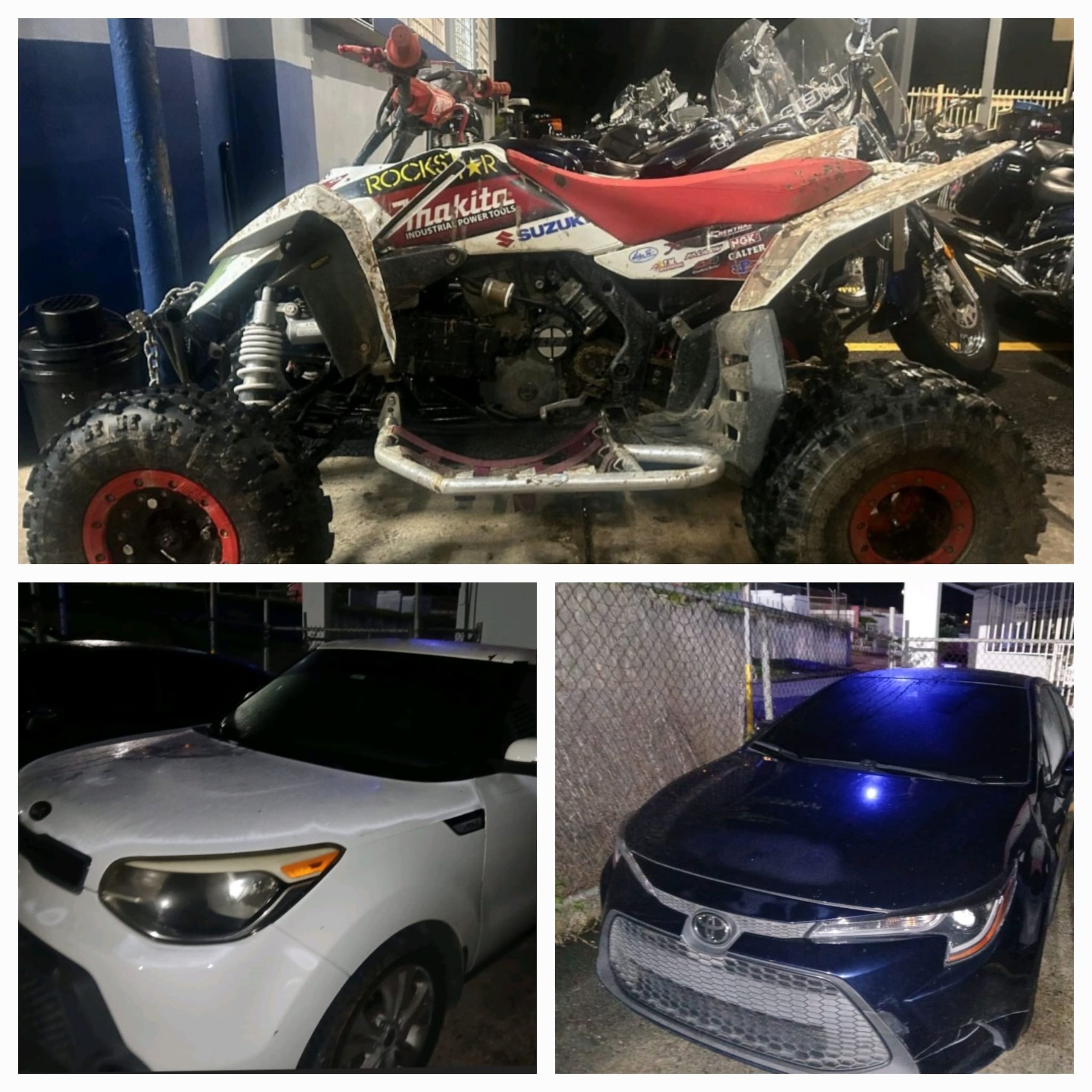 Dos guaguas y un vehículo todoterreno fueron ocupados por diferentes violaciones de ley.