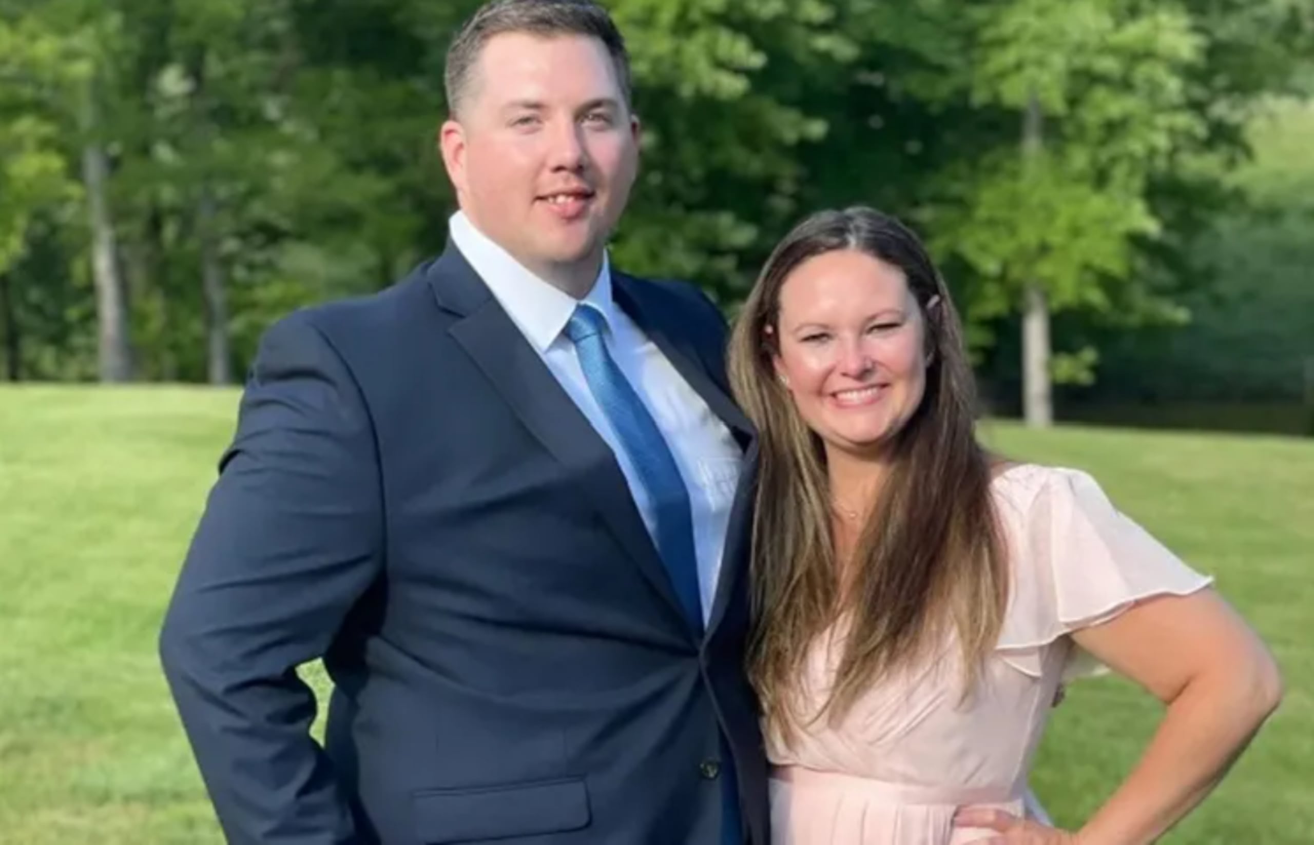 Justin y Amber Hicks.