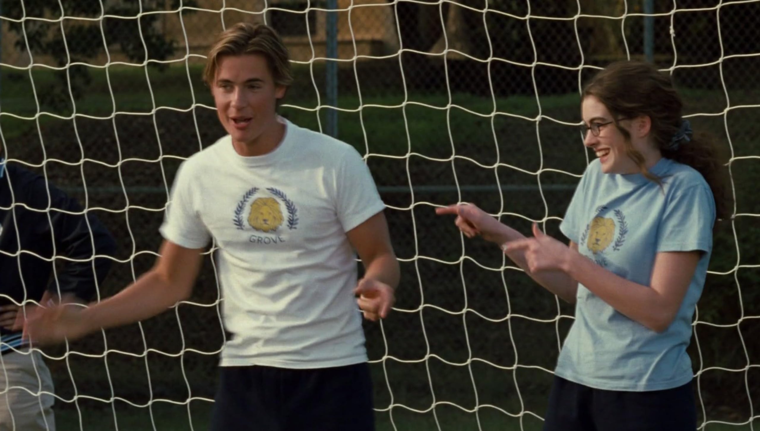 Erik von Detten y Anne Hathaway en una escena de "The Princess Diaries"