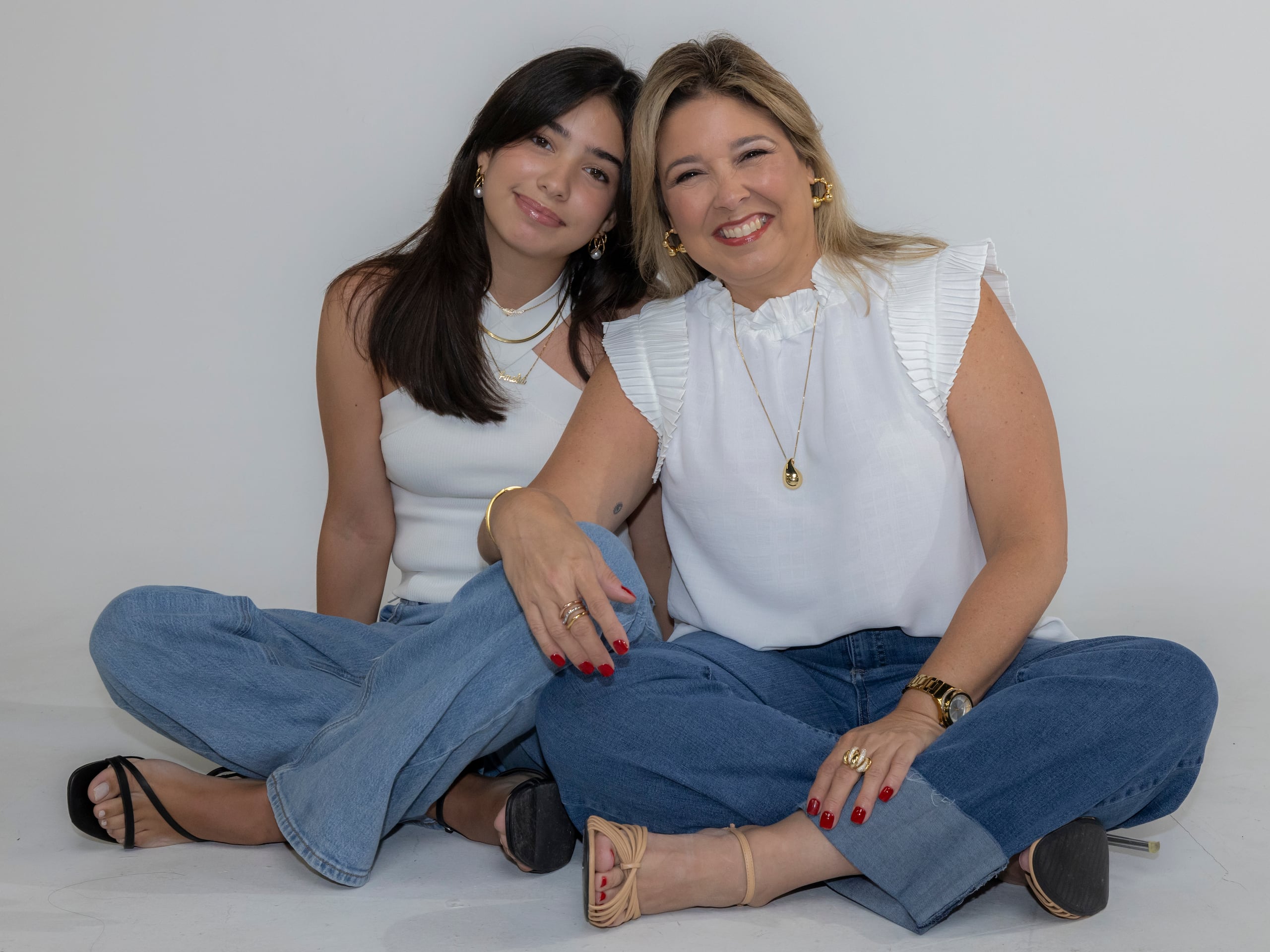 Yelitza Gutiérrez Falcón y su hija, Amelia Sofía