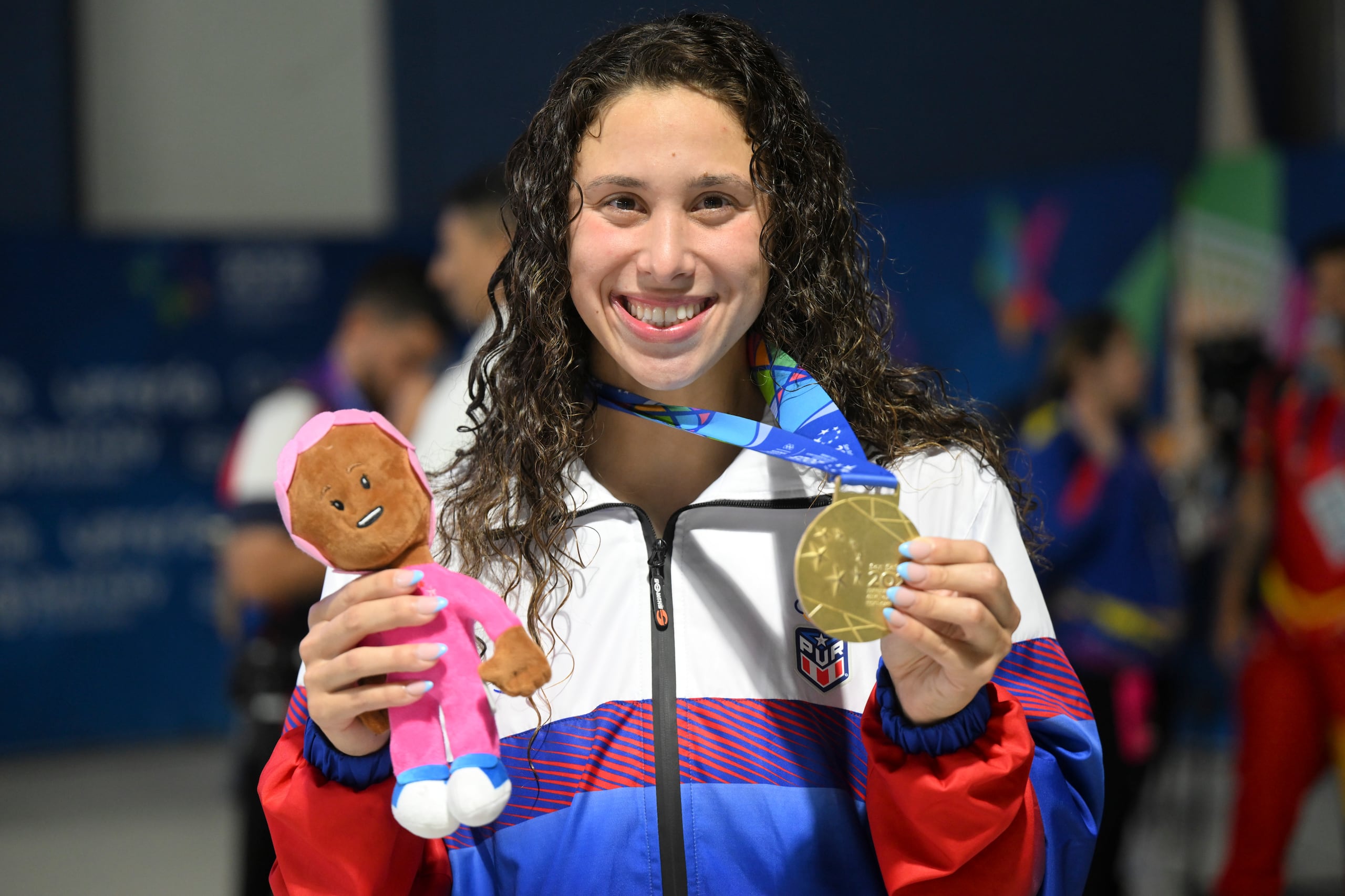 Kristen Romano ganó oro el los 200 y 400 metros combinados y los 200 metros dorso. Carlos Giusti/Enviado Especial/GFR Media