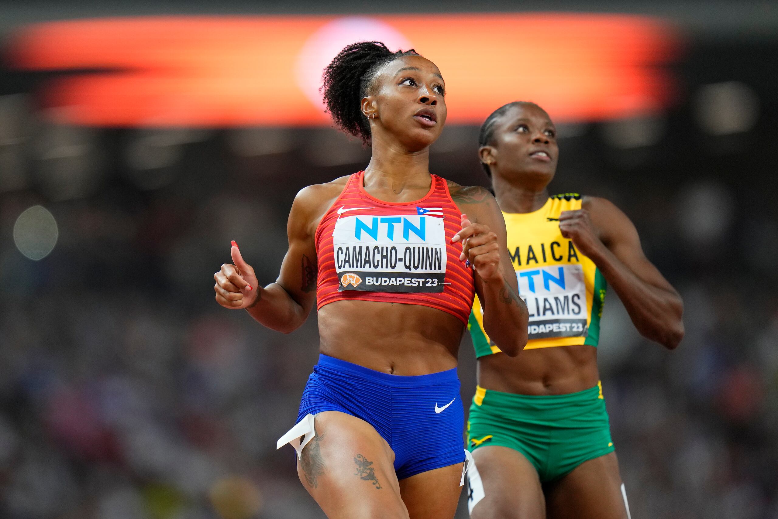 Jasmine Camacho Quinn había corrido dos carreras previas de 100 metros con vallas del calendario de la Liga Diamante.