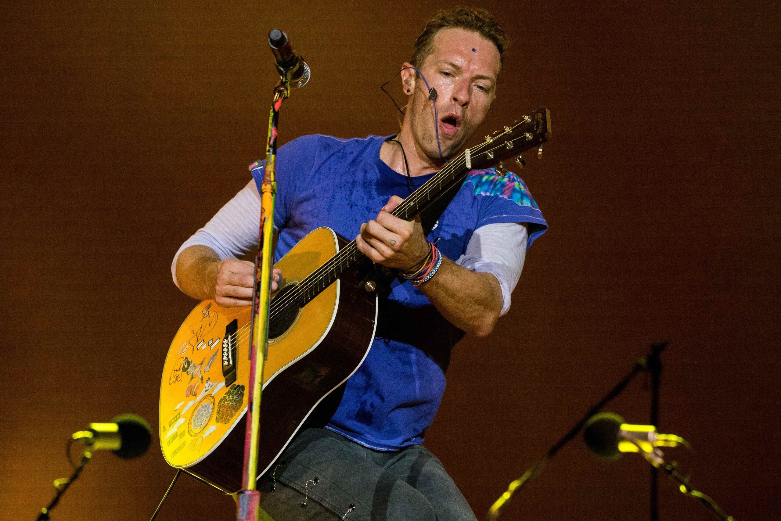 Chris Martin, líder de Coldplay. (Agencia EFE)