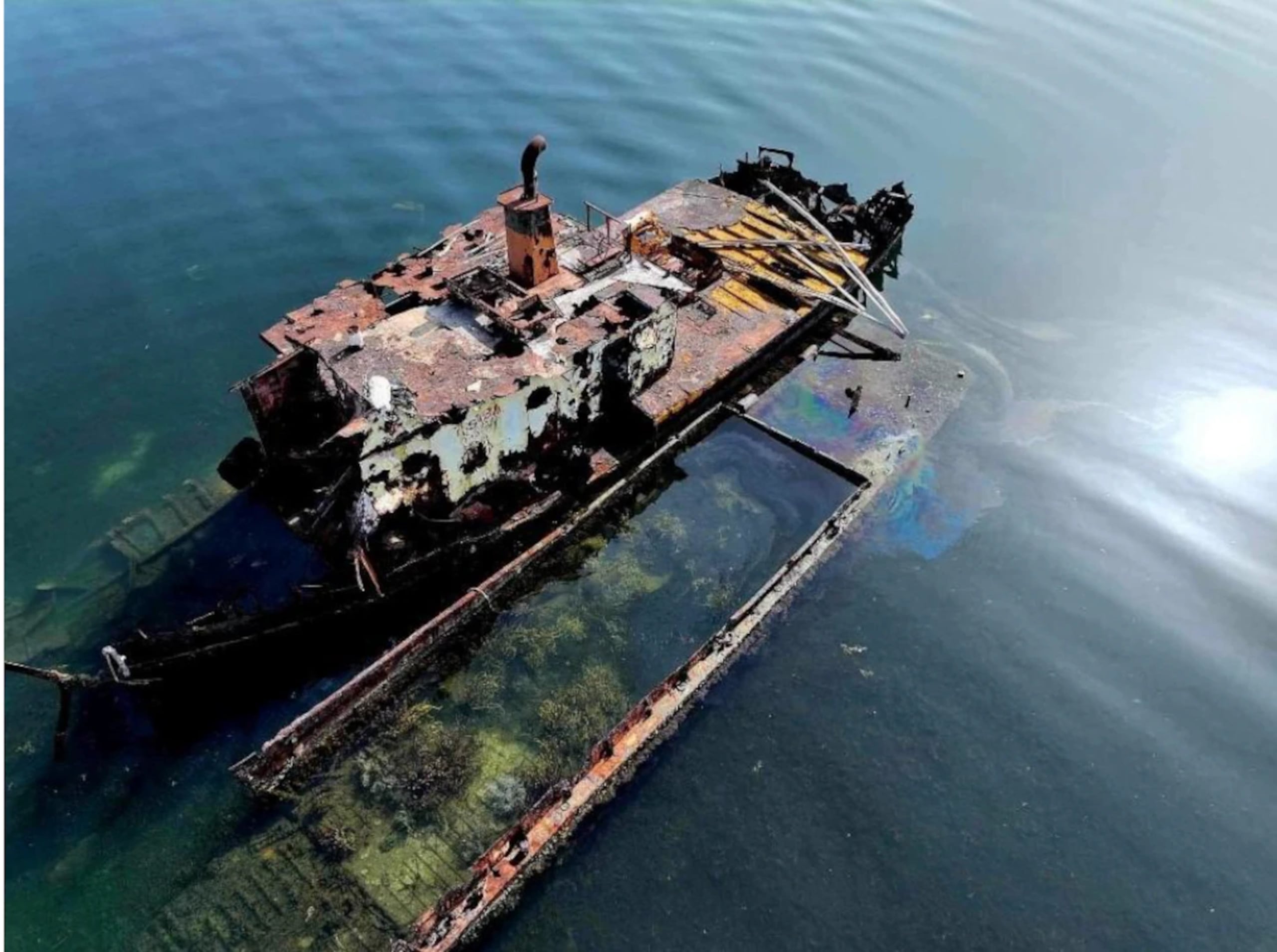 El G. Saba fue abandonado en los 90 en aguas de Cabo Rojo y en el 2002 fue evaluado por el Programa de Conservación de los Corales.