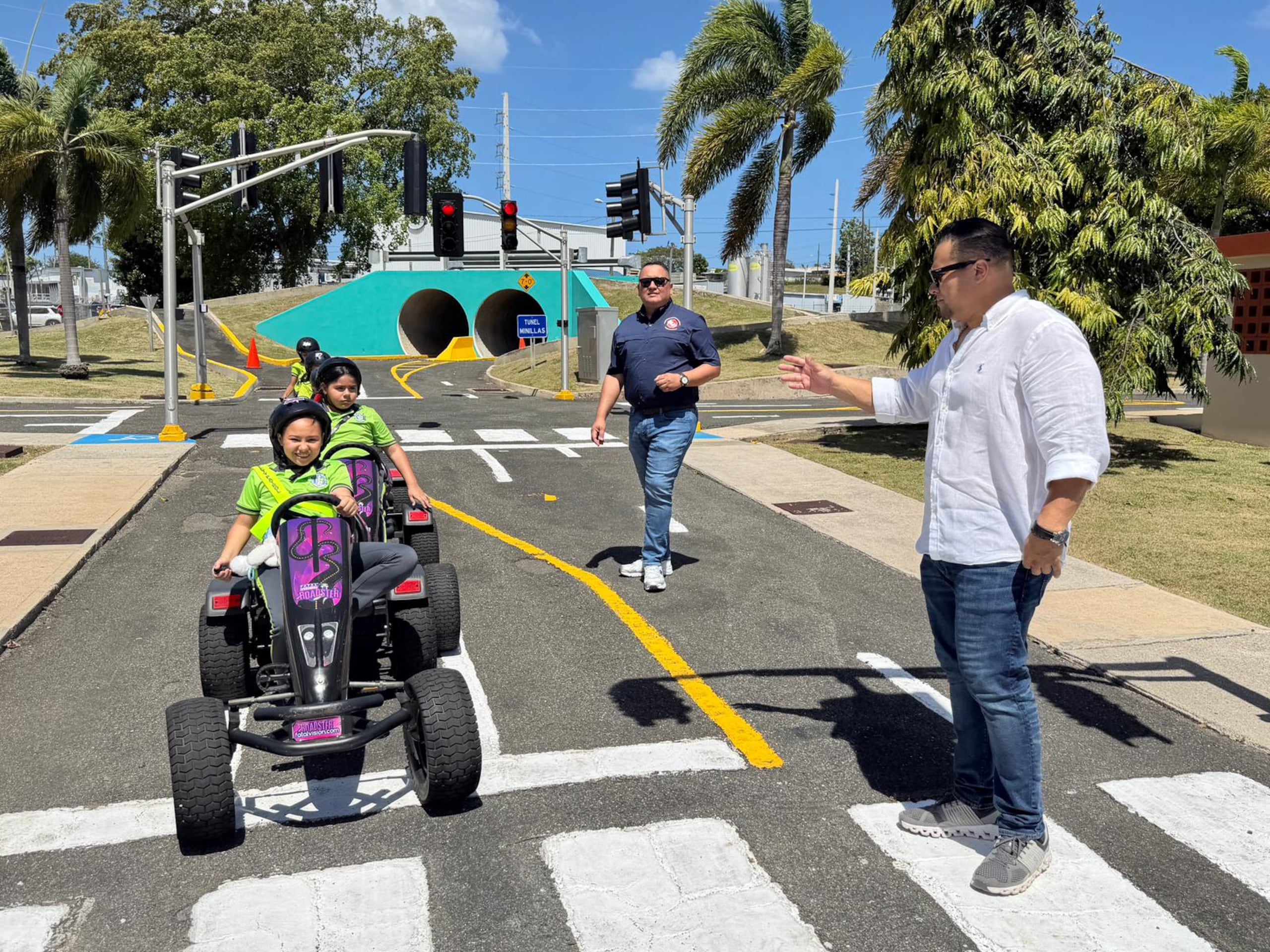 El Parque Educativo de Seguridad en el Tránsito (PESET) está ubicado en la PR-129, en Arecibo.